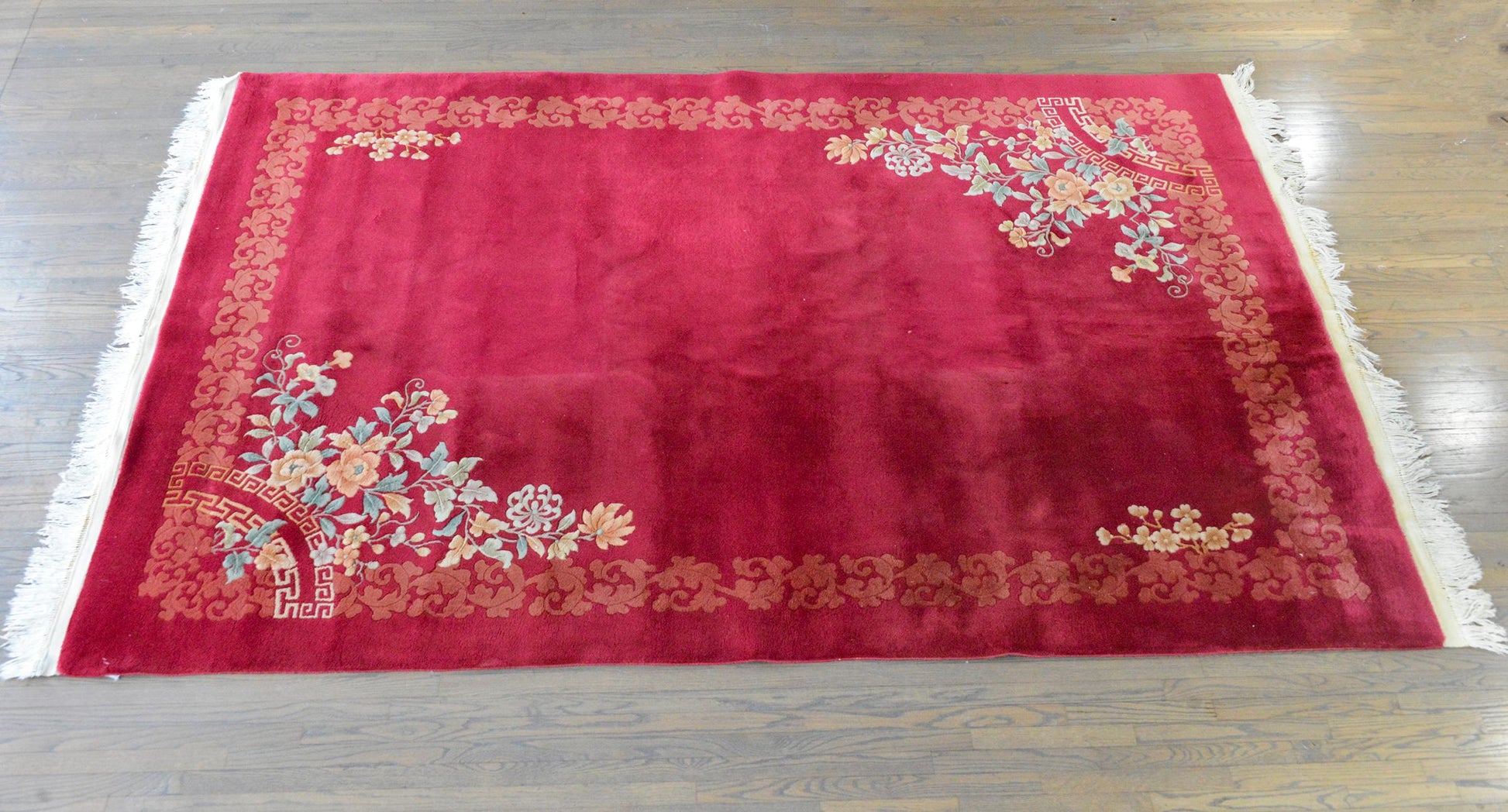 Chinese Art Deco Style Rug For Sale