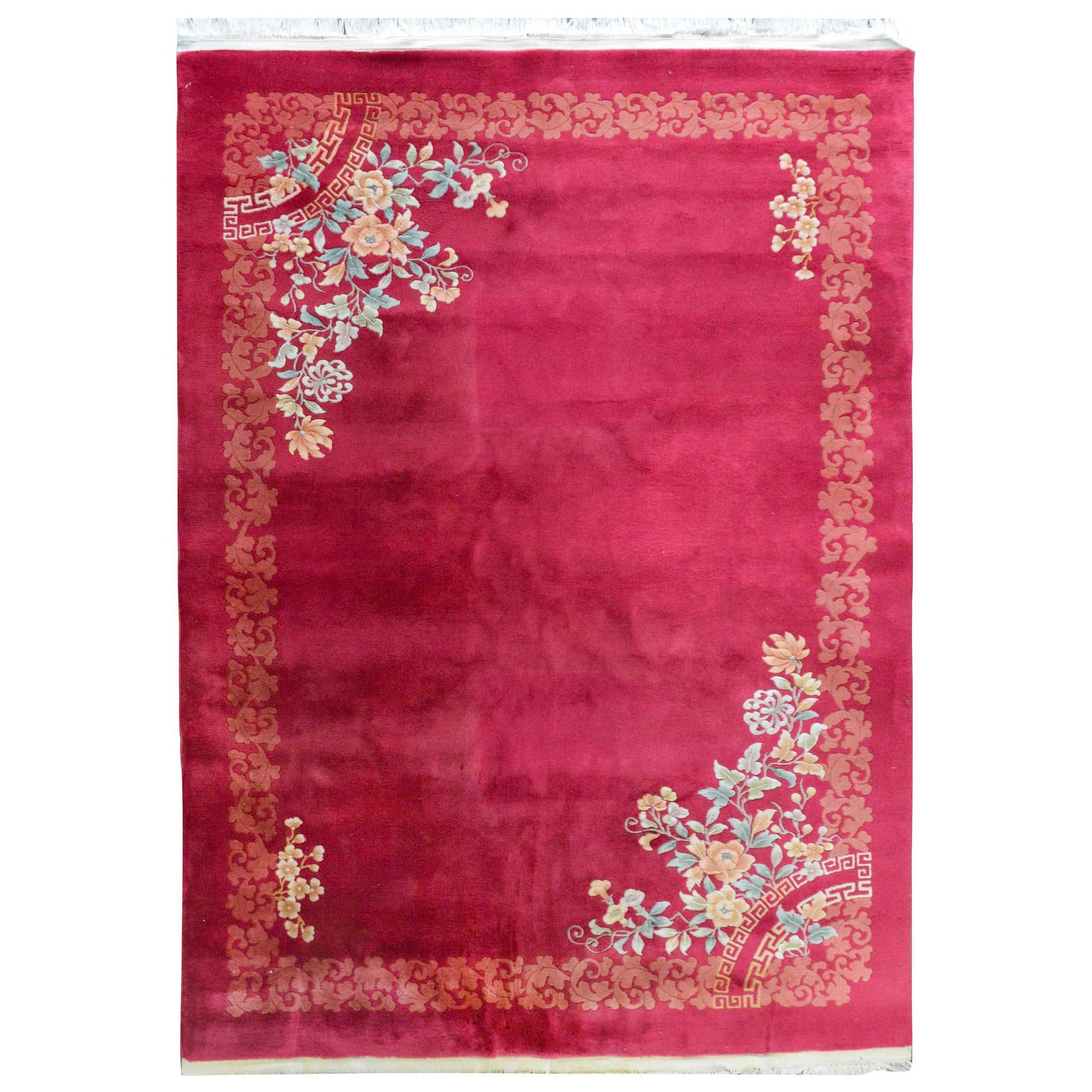 Chinese Art Deco Style Rug For Sale
