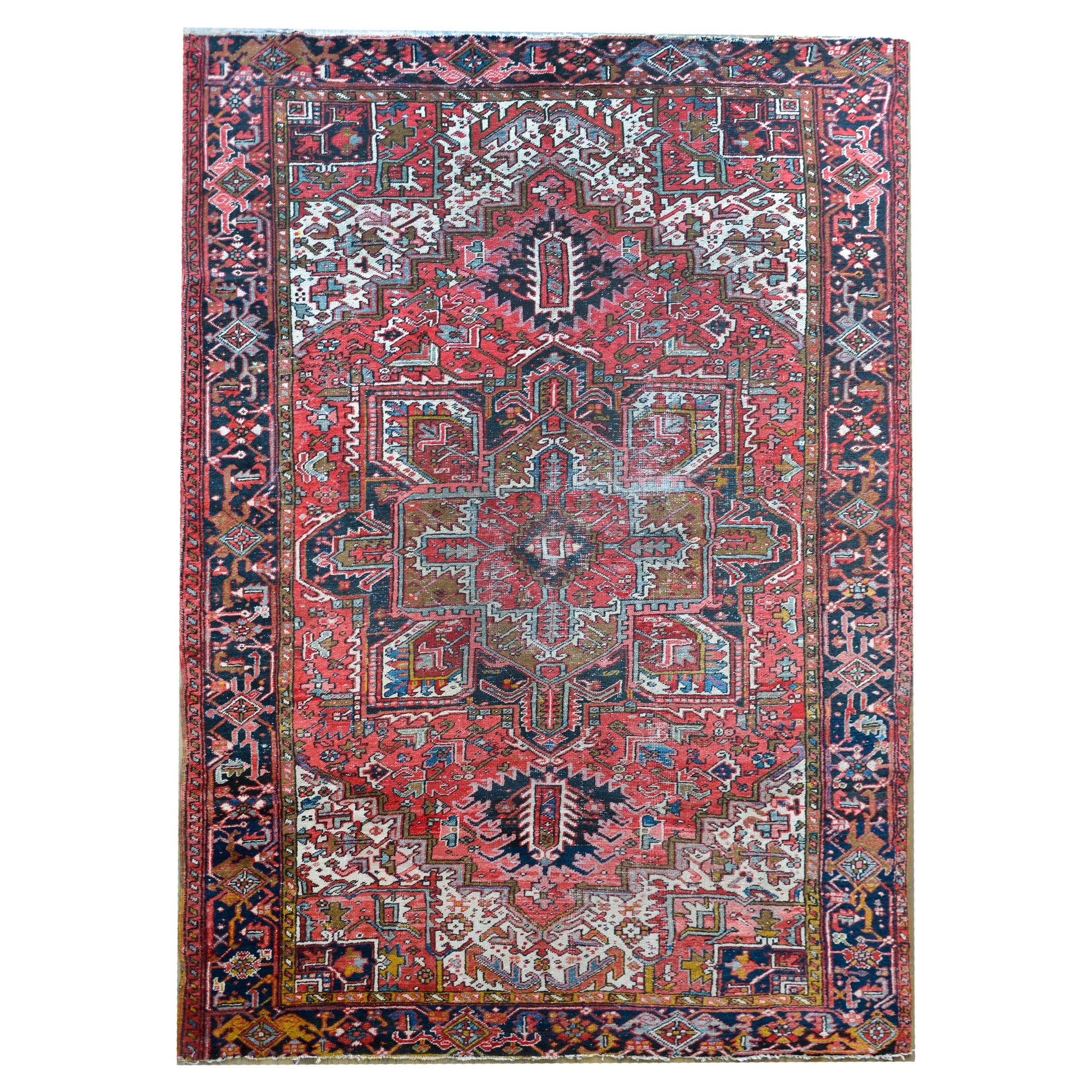 Early 20th Century Heriz Rug For Sale