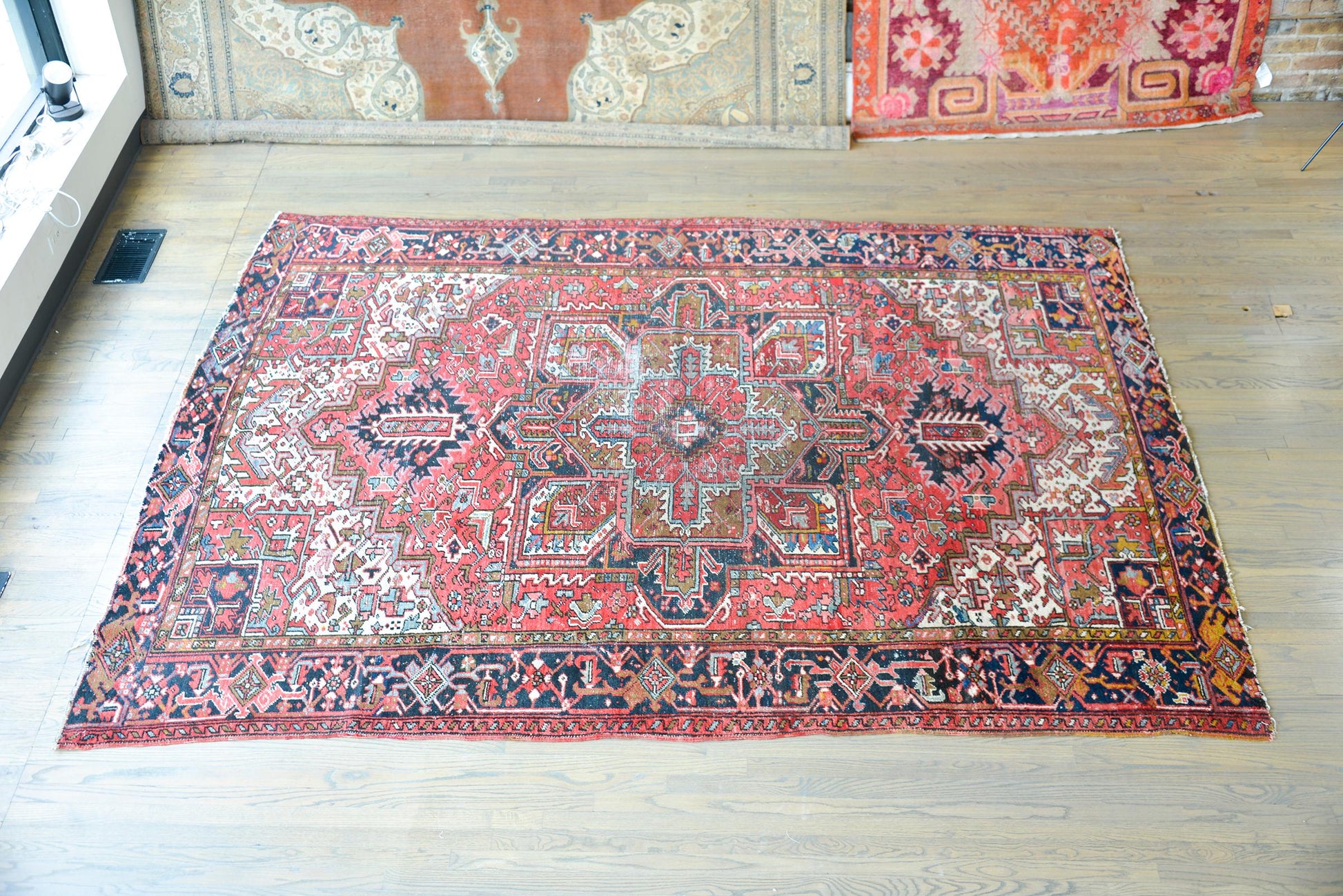 Early 20th Century Heriz Rug For Sale