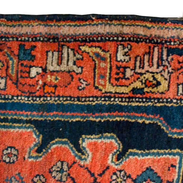 19th Century Persian Zanjan Carpet Runner For Sale