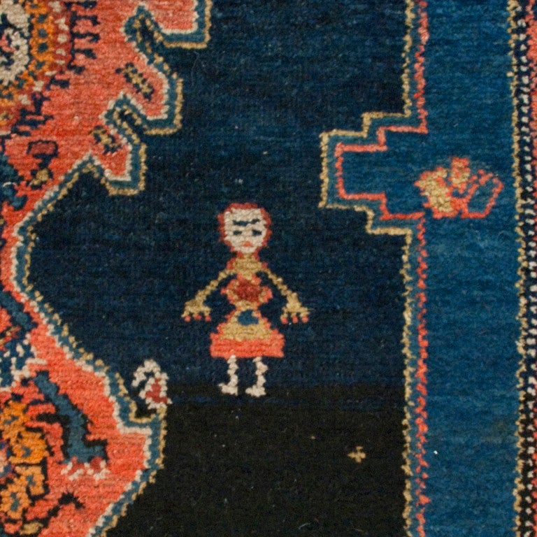 19th Century Persian Zanjan Carpet Runner For Sale
