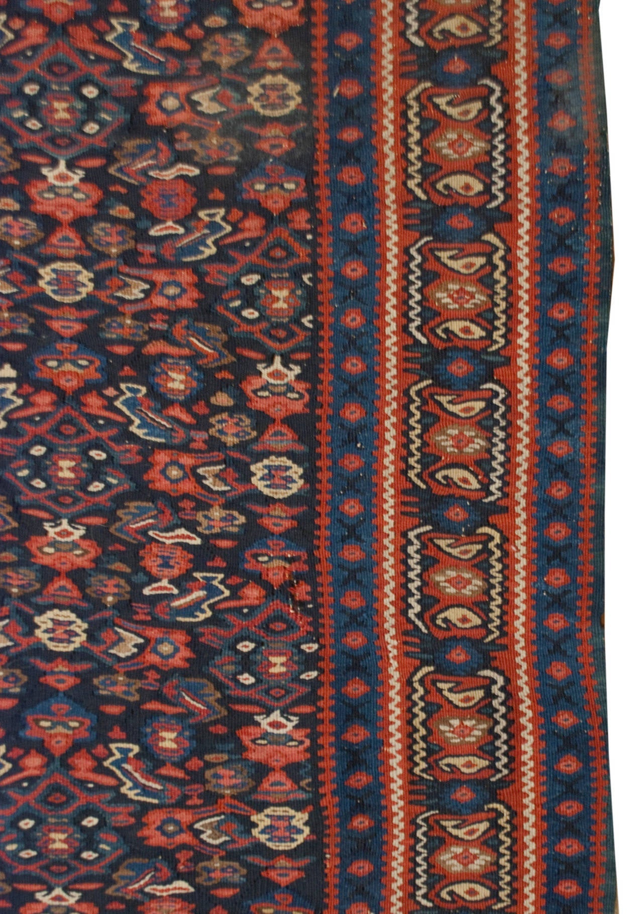Early 20th Century Senneh Rug For Sale