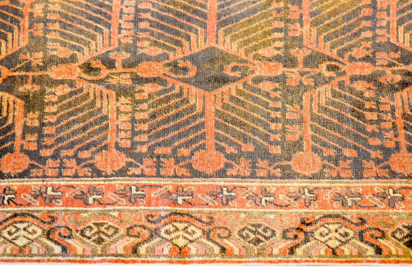 Incredible 1940s Khotan Rug For Sale