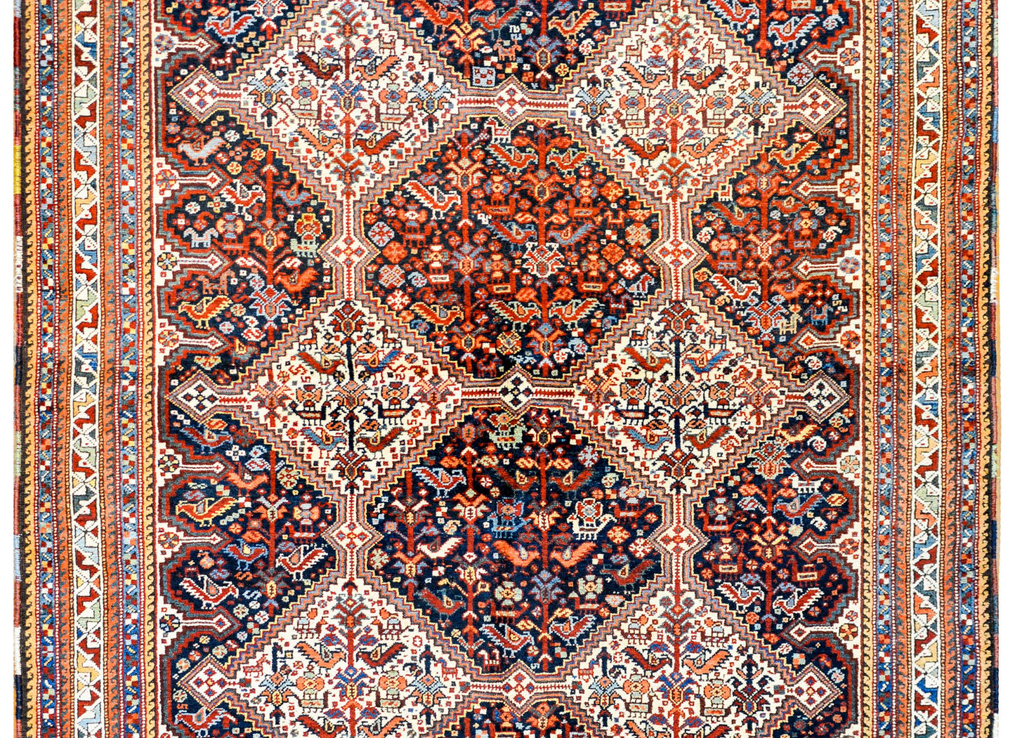 Outstanding Early 20th Century Kamseh Rug For Sale