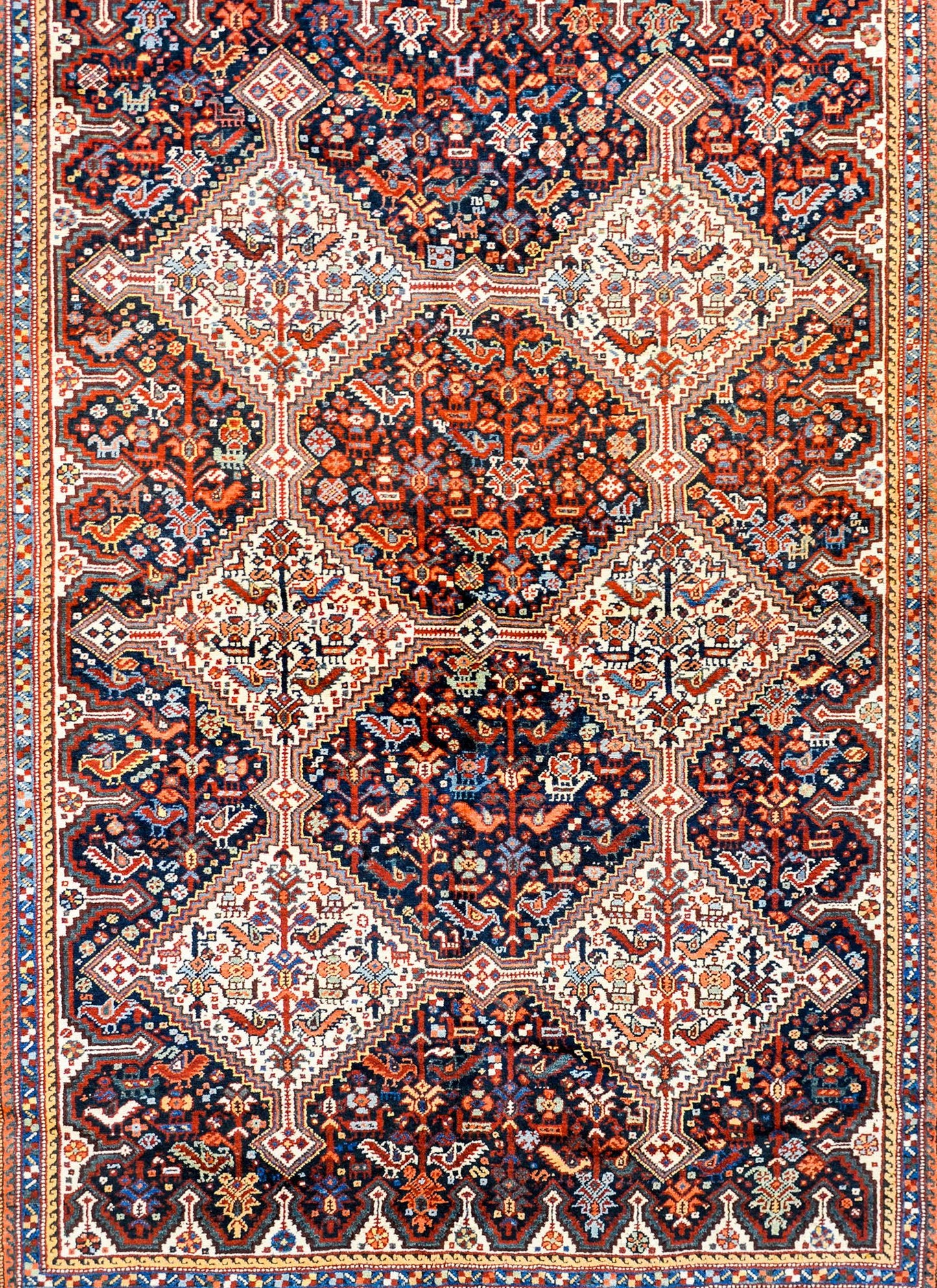 Outstanding Early 20th Century Kamseh Rug For Sale