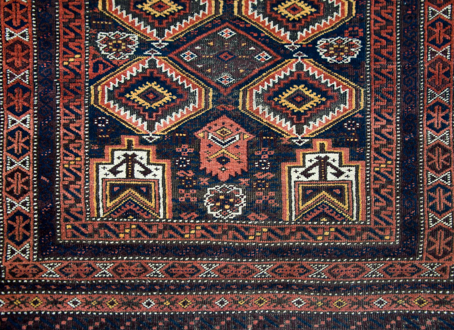 Early 20th Century Persian Baluch Rug For Sale