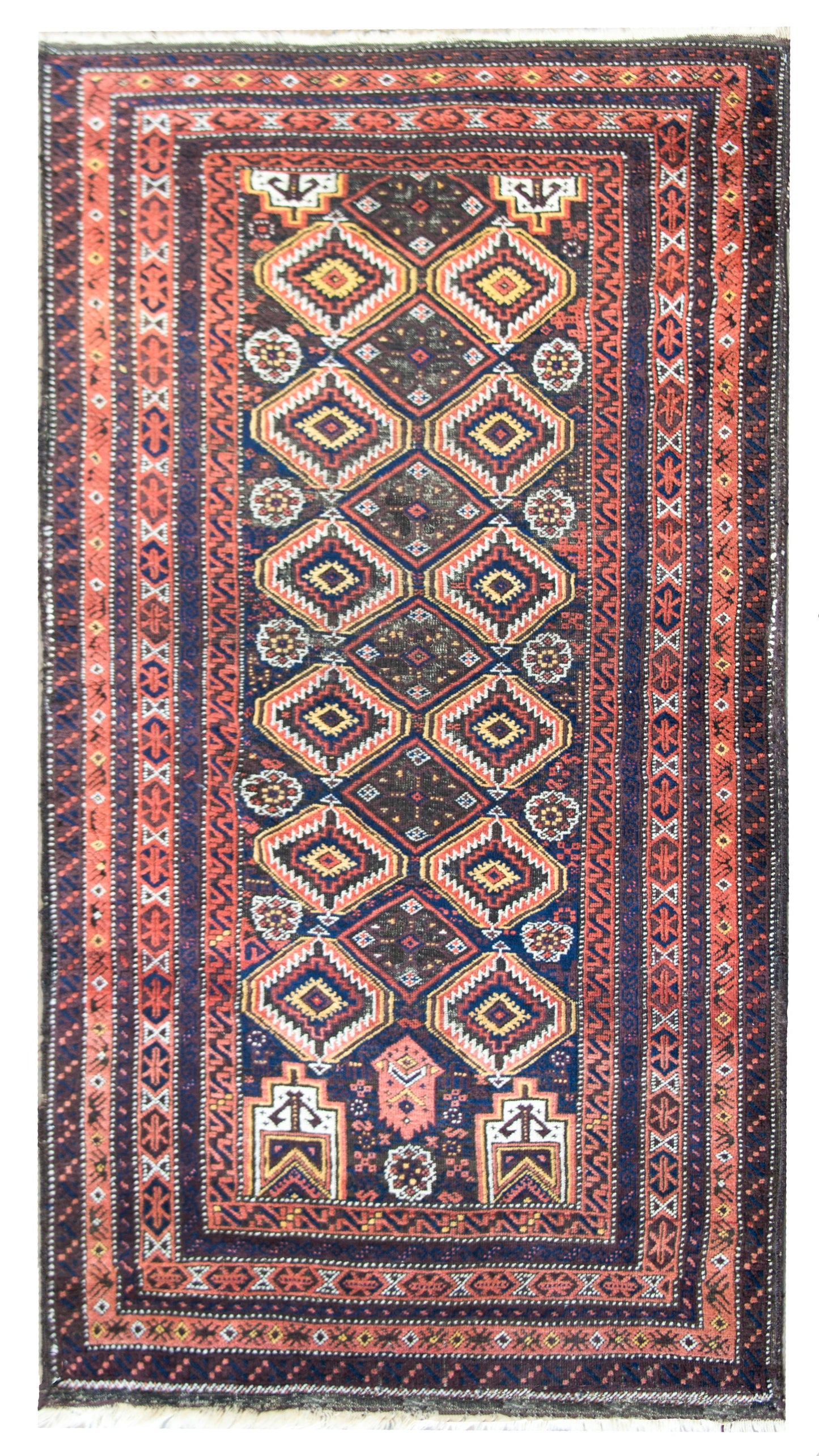 Early 20th Century Persian Baluch Rug For Sale