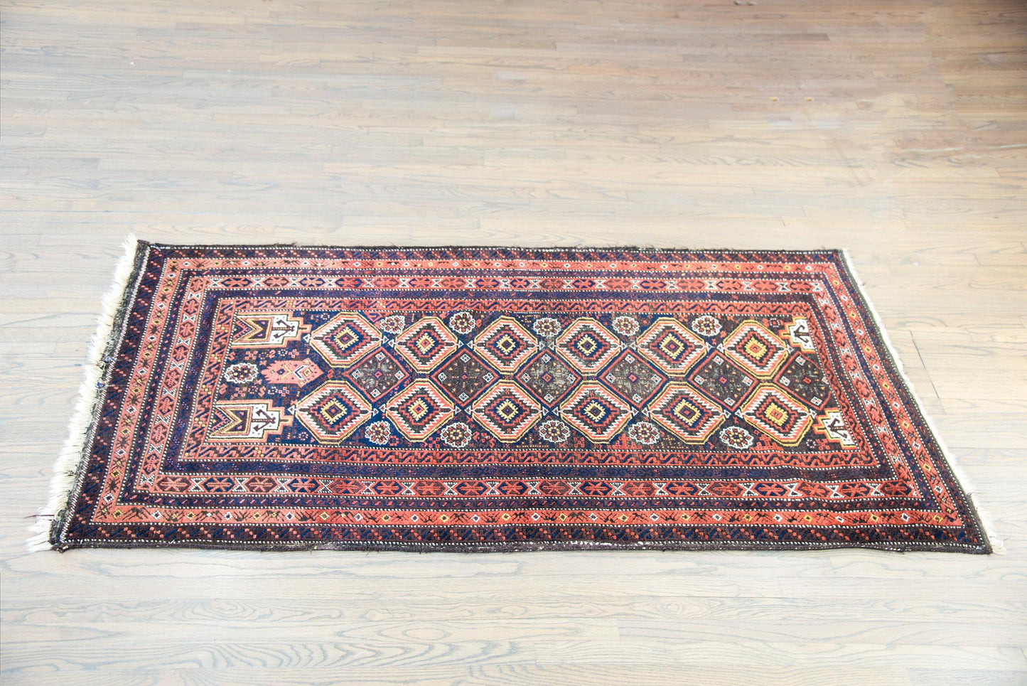 Early 20th Century Persian Baluch Rug For Sale