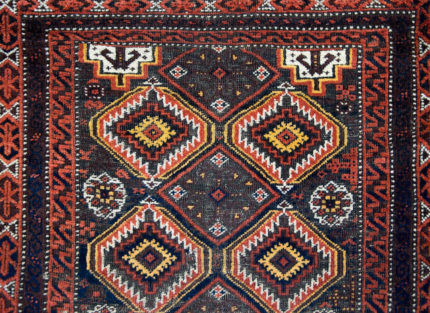 Early 20th Century Persian Baluch Rug For Sale