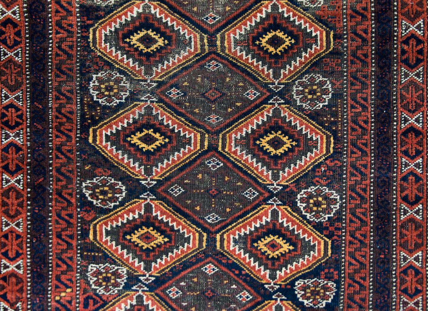 Early 20th Century Persian Baluch Rug For Sale