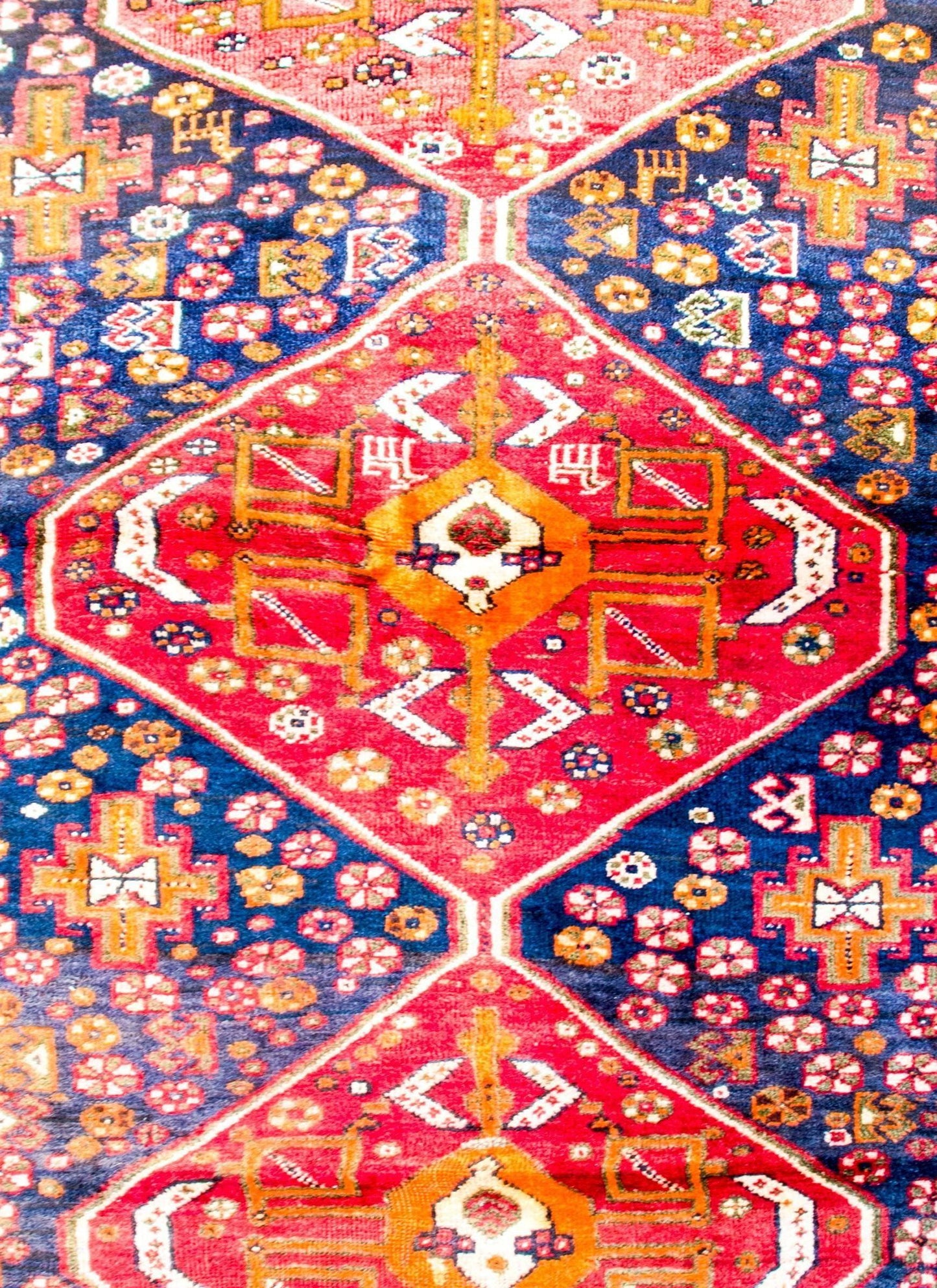 Wonderful Mid-20th Century Shiraz Rug For Sale