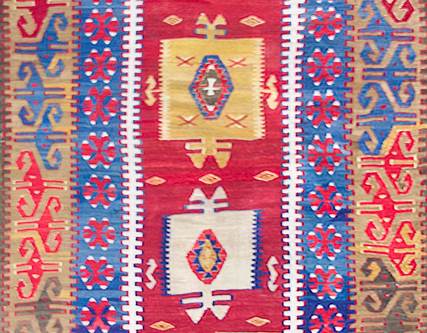 Early 20th Century Turkish Konya Kilim For Sale