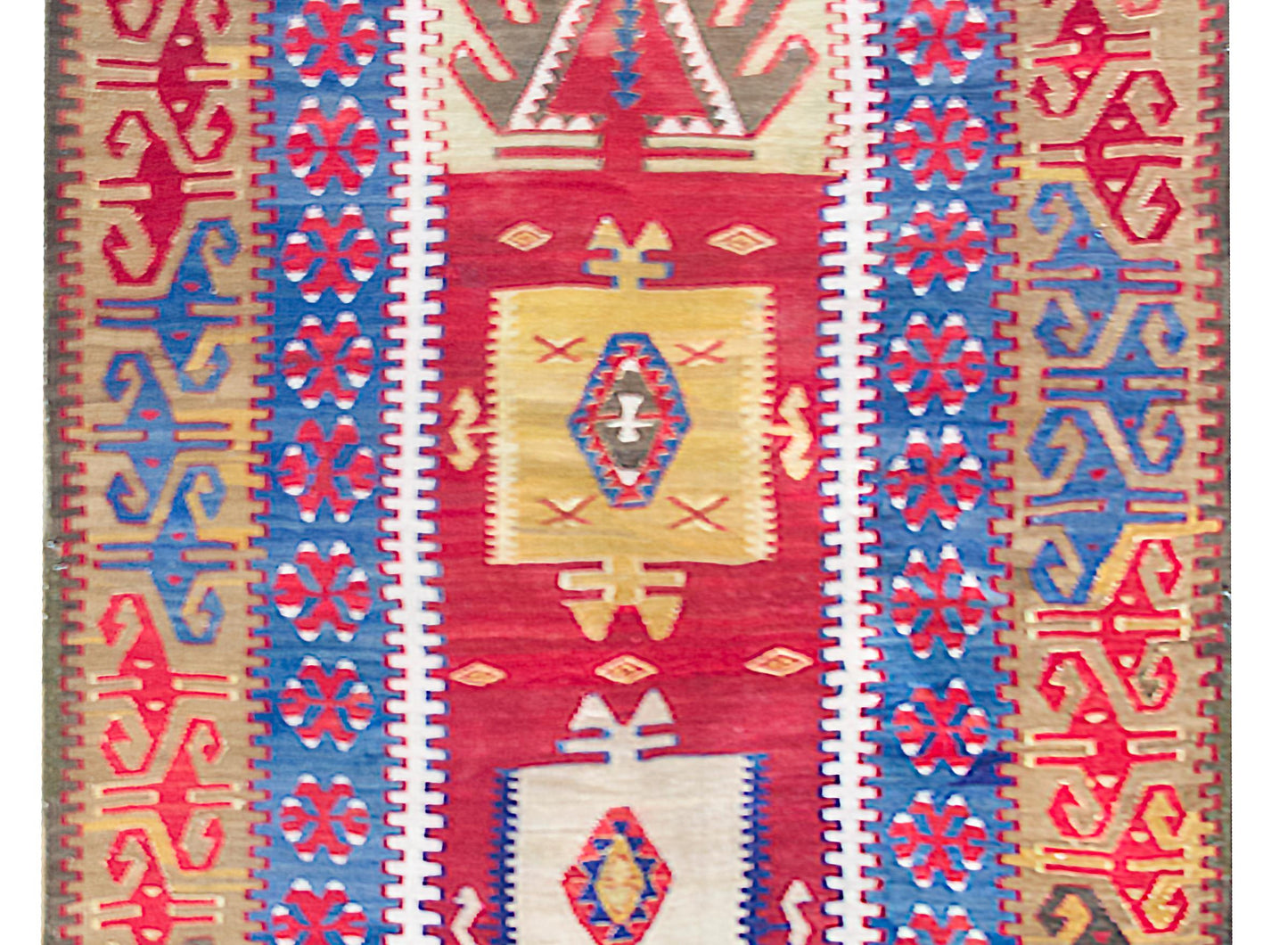 Early 20th Century Turkish Konya Kilim For Sale