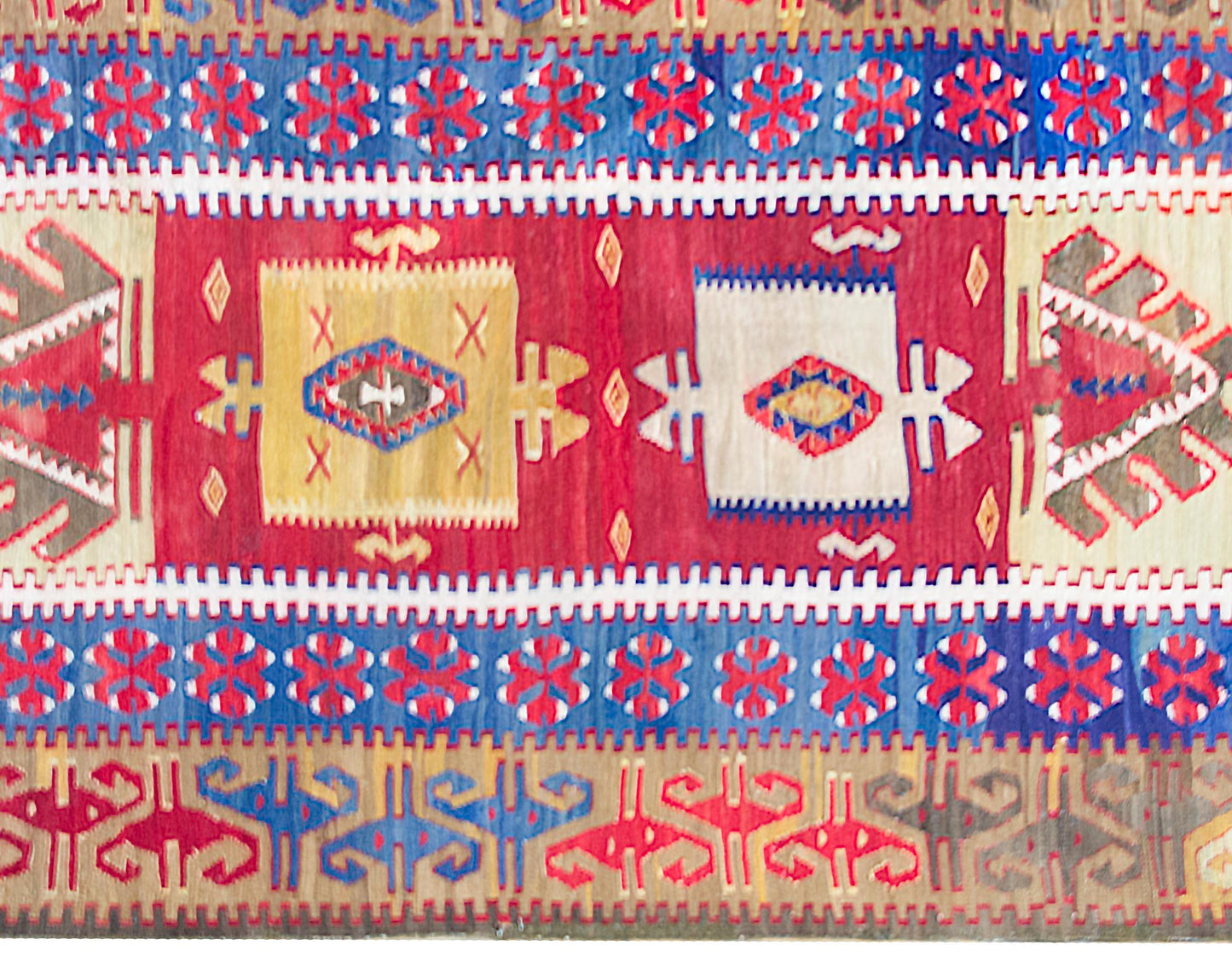 Early 20th Century Turkish Konya Kilim For Sale