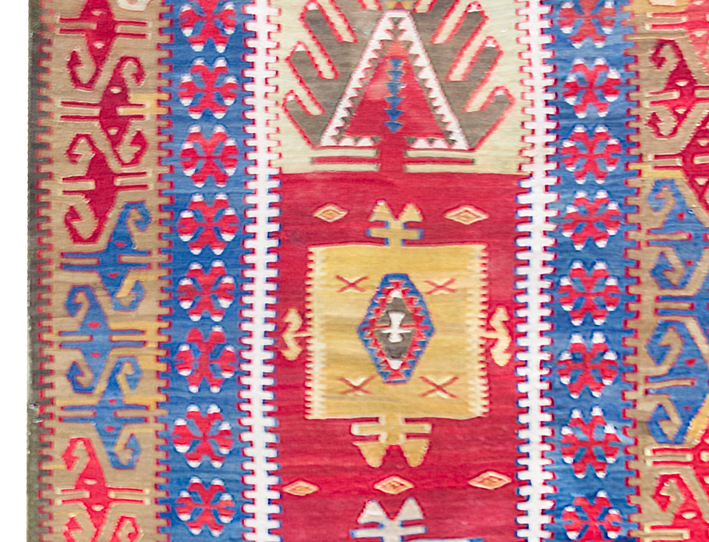 Early 20th Century Turkish Konya Kilim For Sale