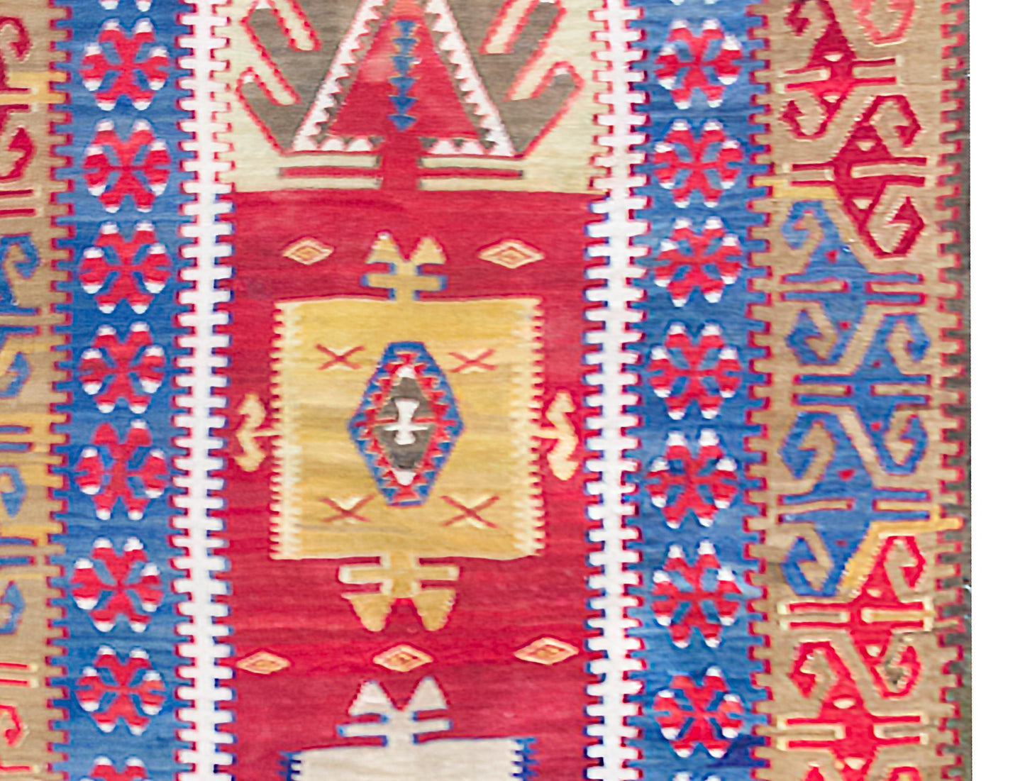 Early 20th Century Turkish Konya Kilim For Sale