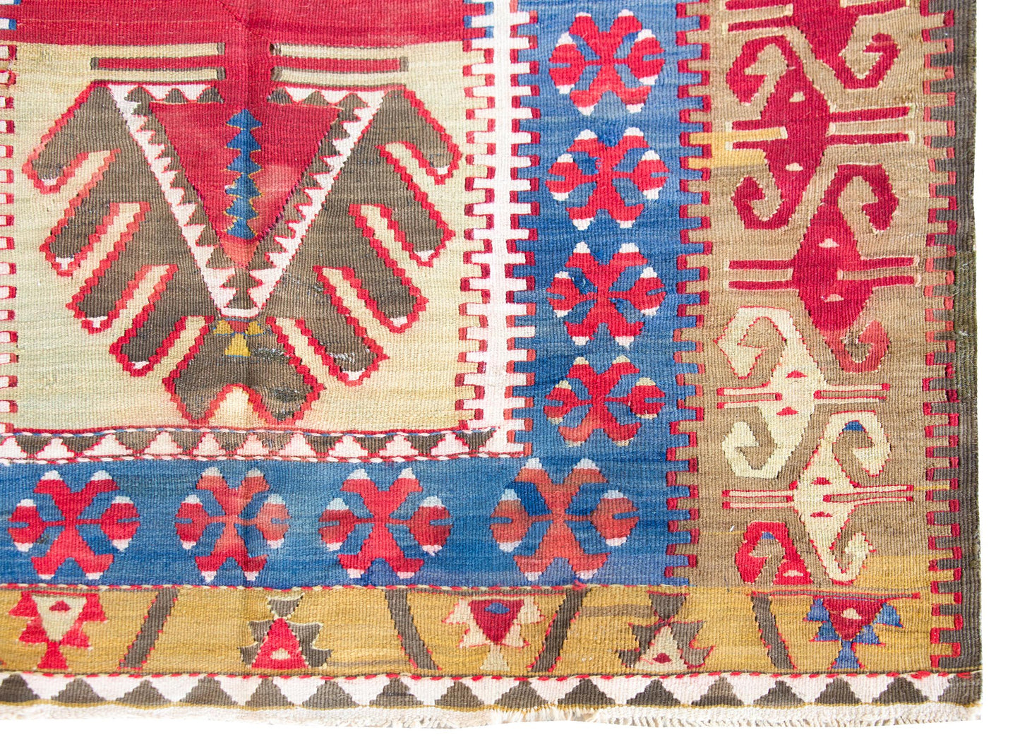 Early 20th Century Turkish Konya Kilim For Sale