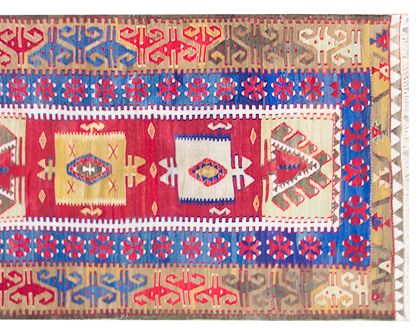 Early 20th Century Turkish Konya Kilim For Sale