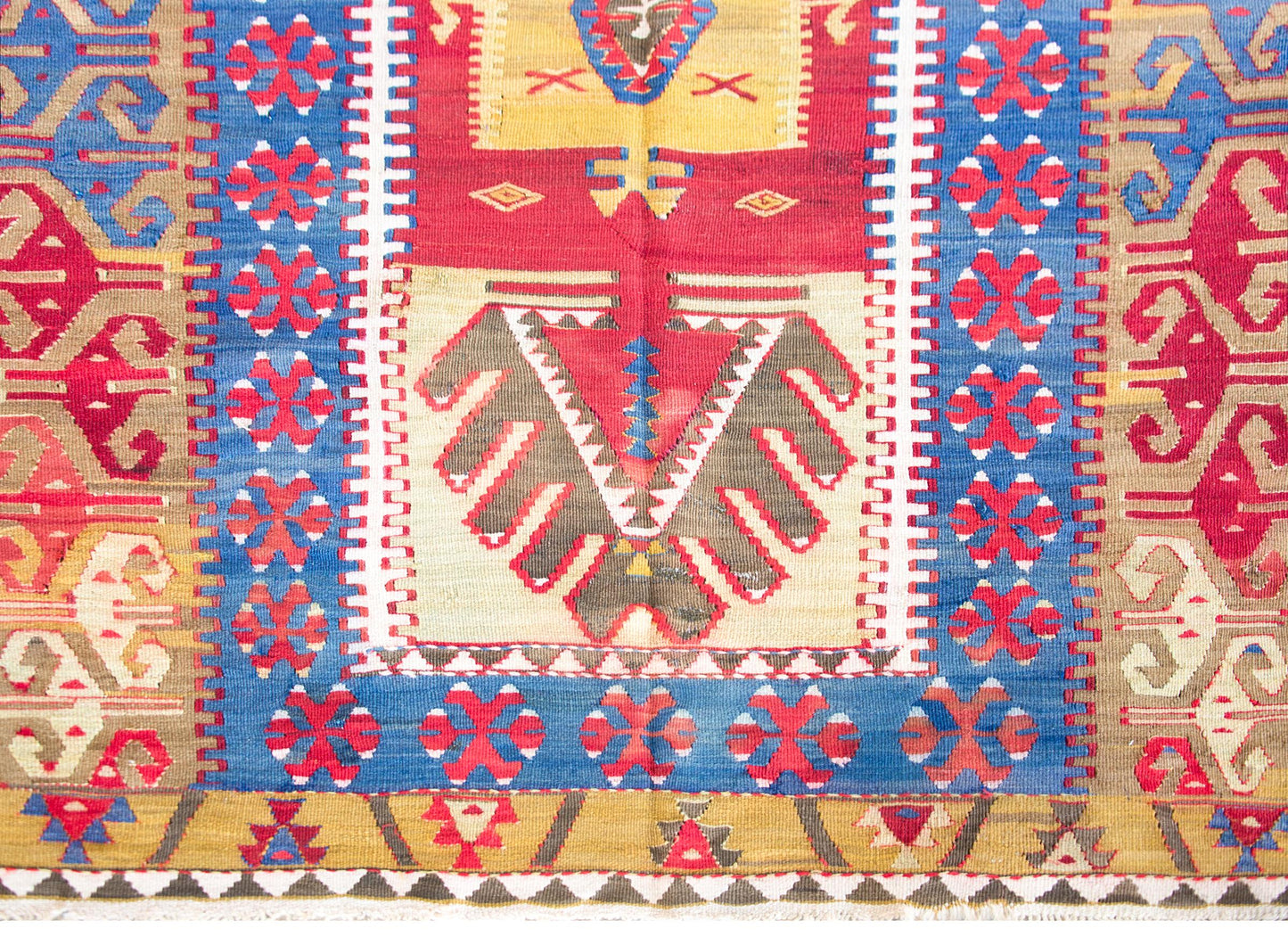 Early 20th Century Turkish Konya Kilim For Sale