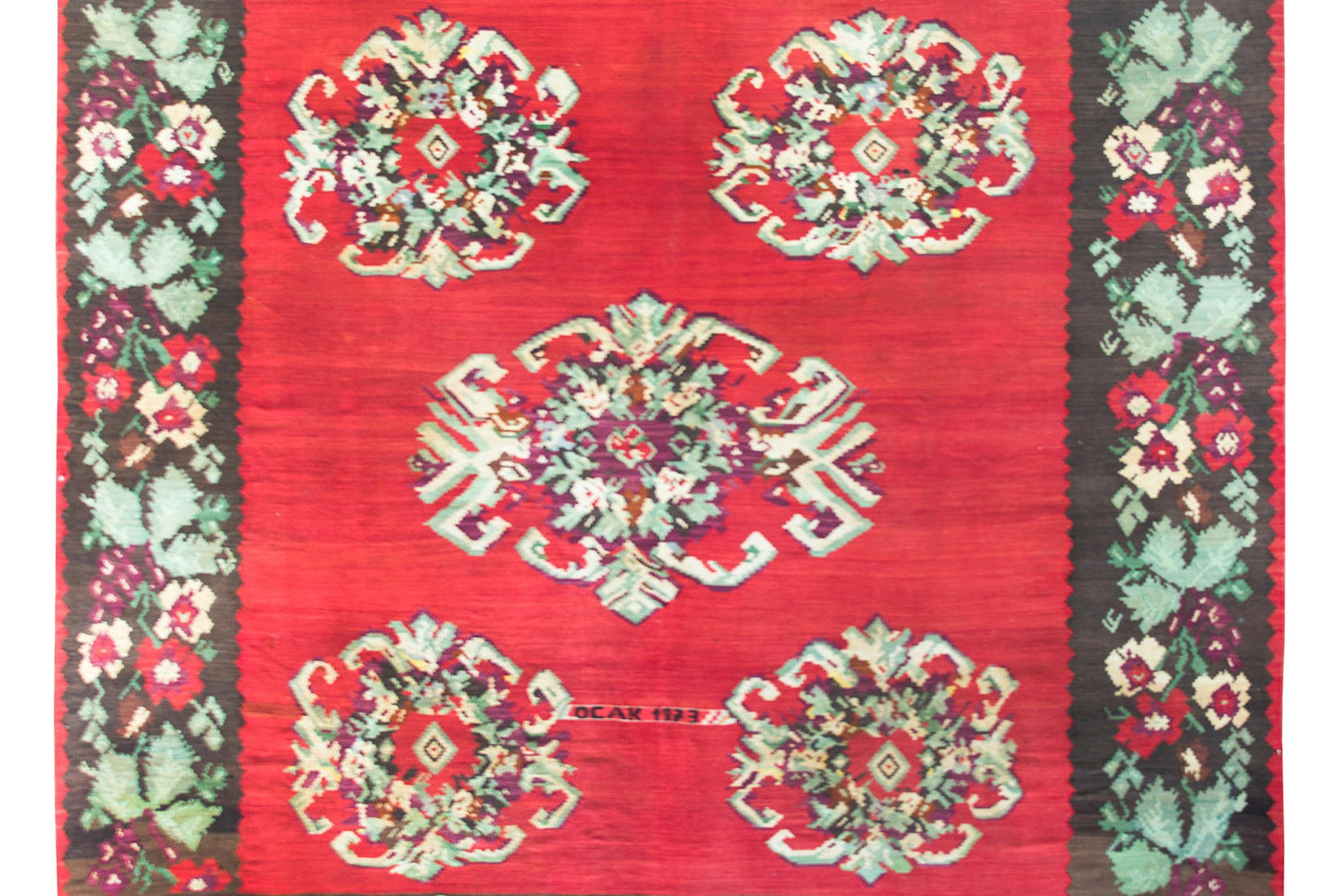 Vintage Turkish Bessarabian Kilim Rug For Sale
