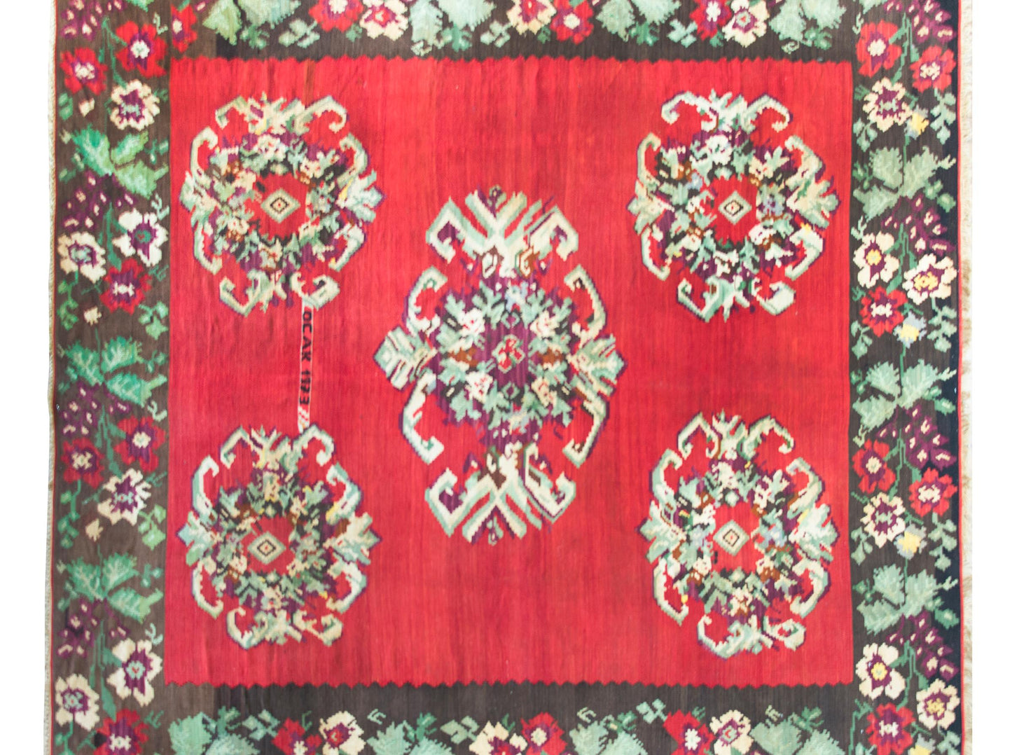 Vintage Turkish Bessarabian Kilim Rug For Sale