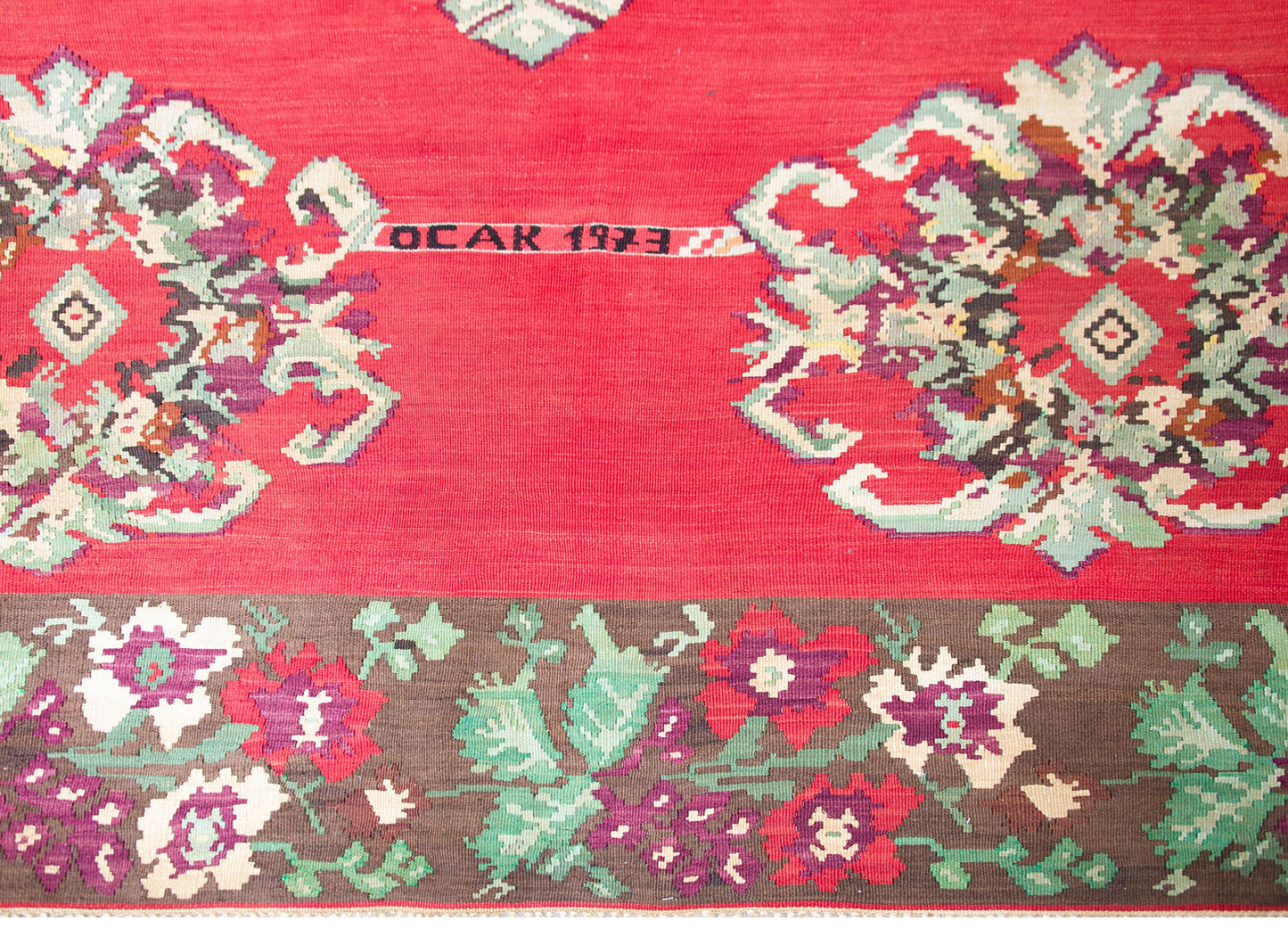 Vintage Turkish Bessarabian Kilim Rug For Sale