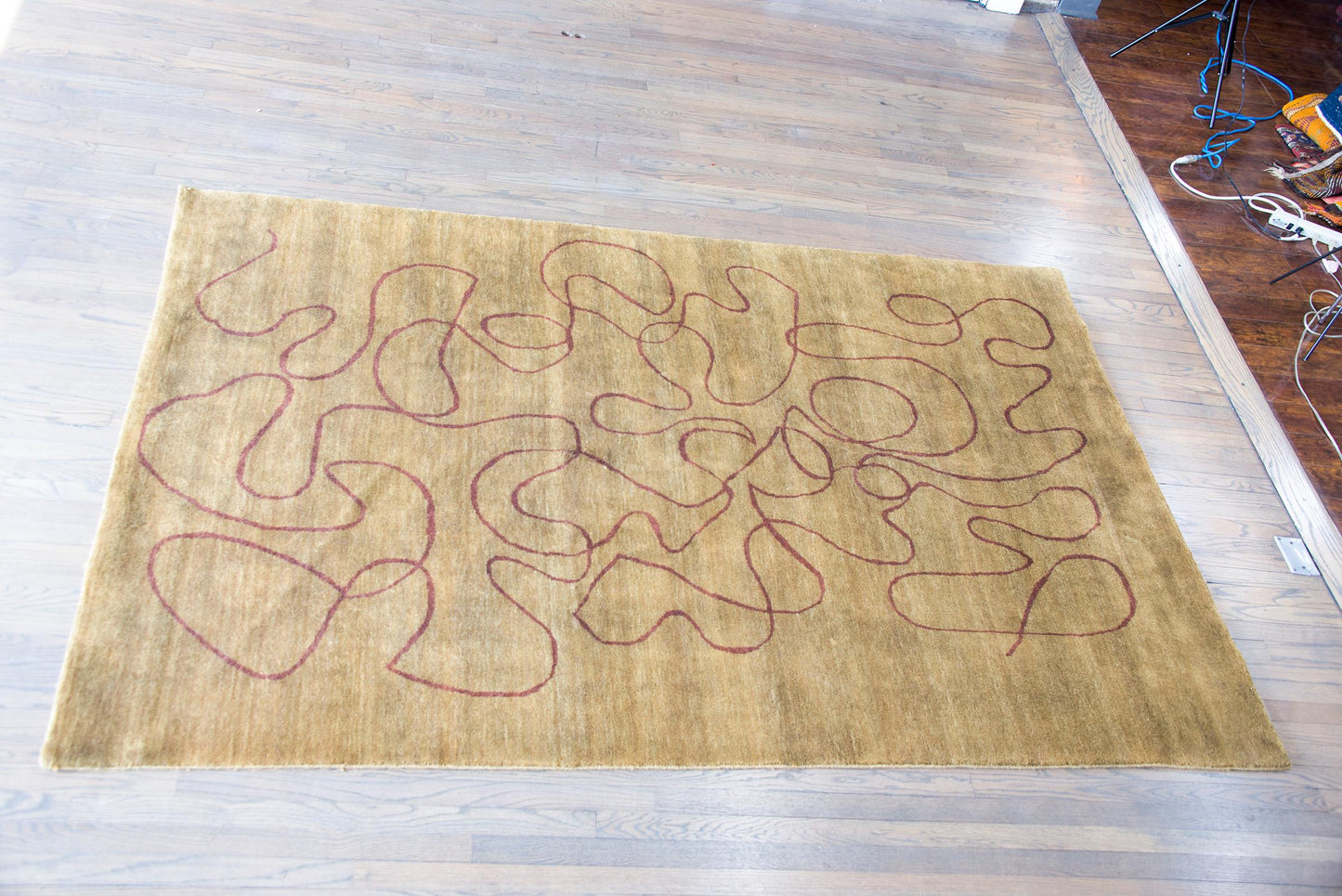 Late 20th Century Indian Gabbeh-Style Rug For Sale
