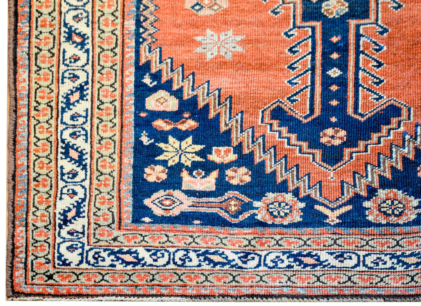 Wonderful Late 19th Century Antique Azari Rug For Sale