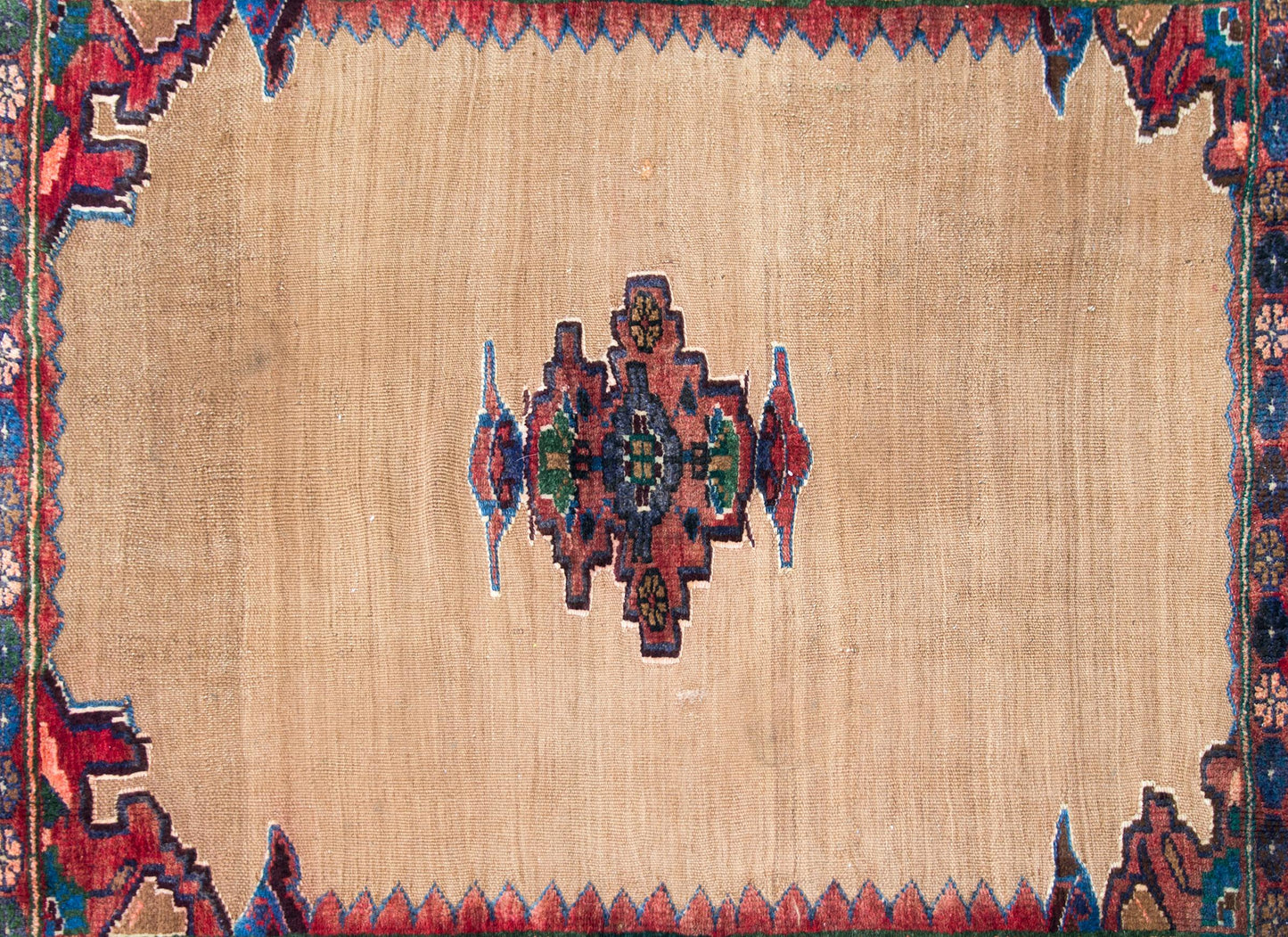 Early 20th Century Persian Afshar Sofreh Rug For Sale