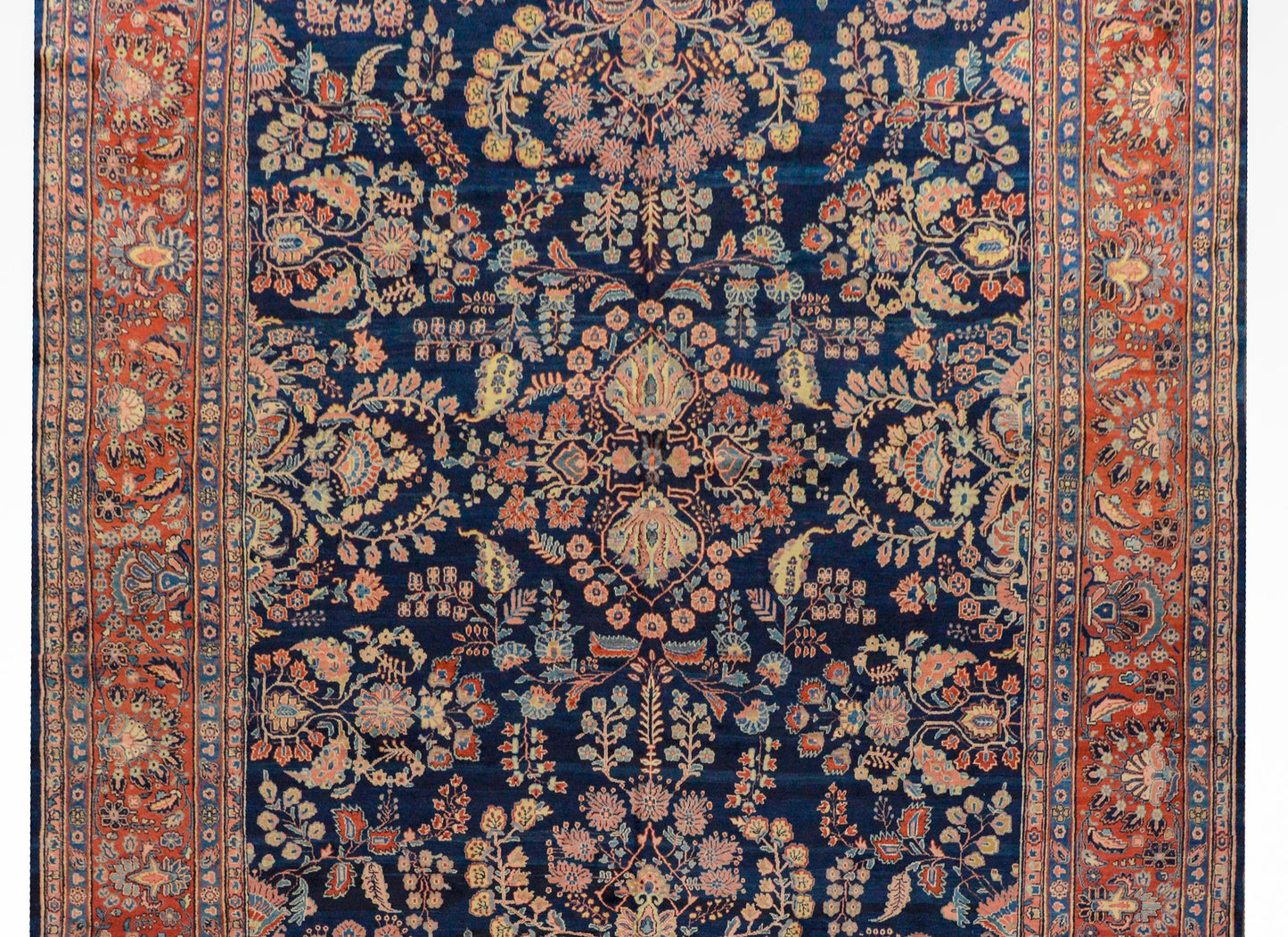 Fabulous Early 20th Century Mohajeran Rug For Sale