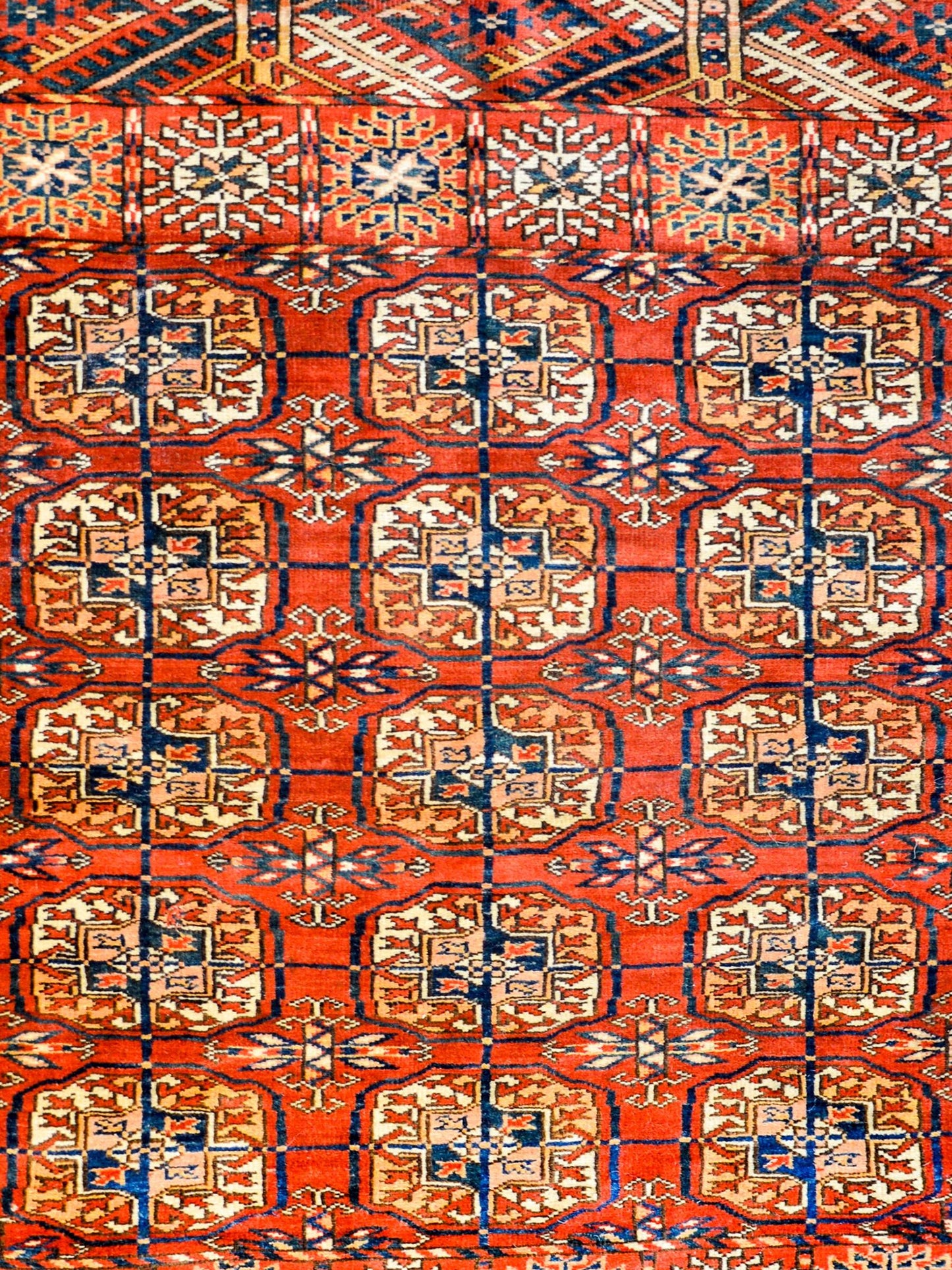Wonderful Early 20th Century Tekeh Rug For Sale
