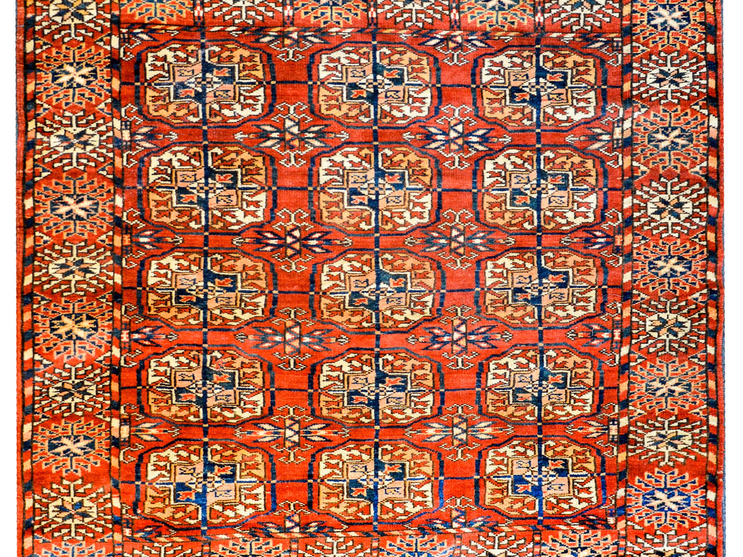 Wonderful Early 20th Century Tekeh Rug For Sale