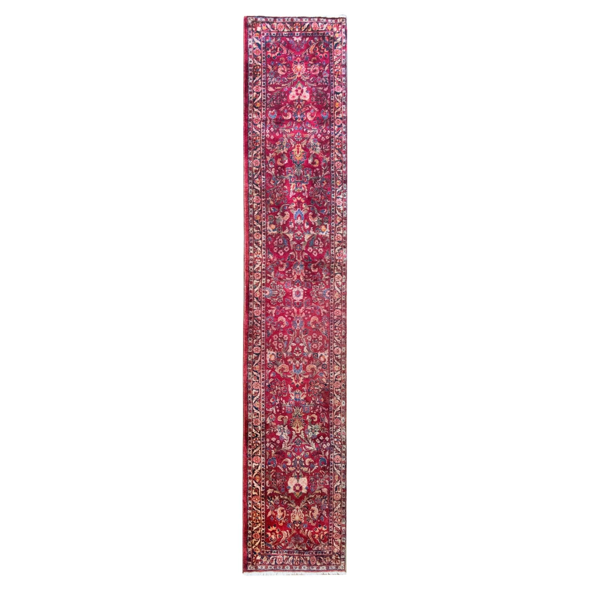 Early 20th Century Persian Sarouk Runner For Sale