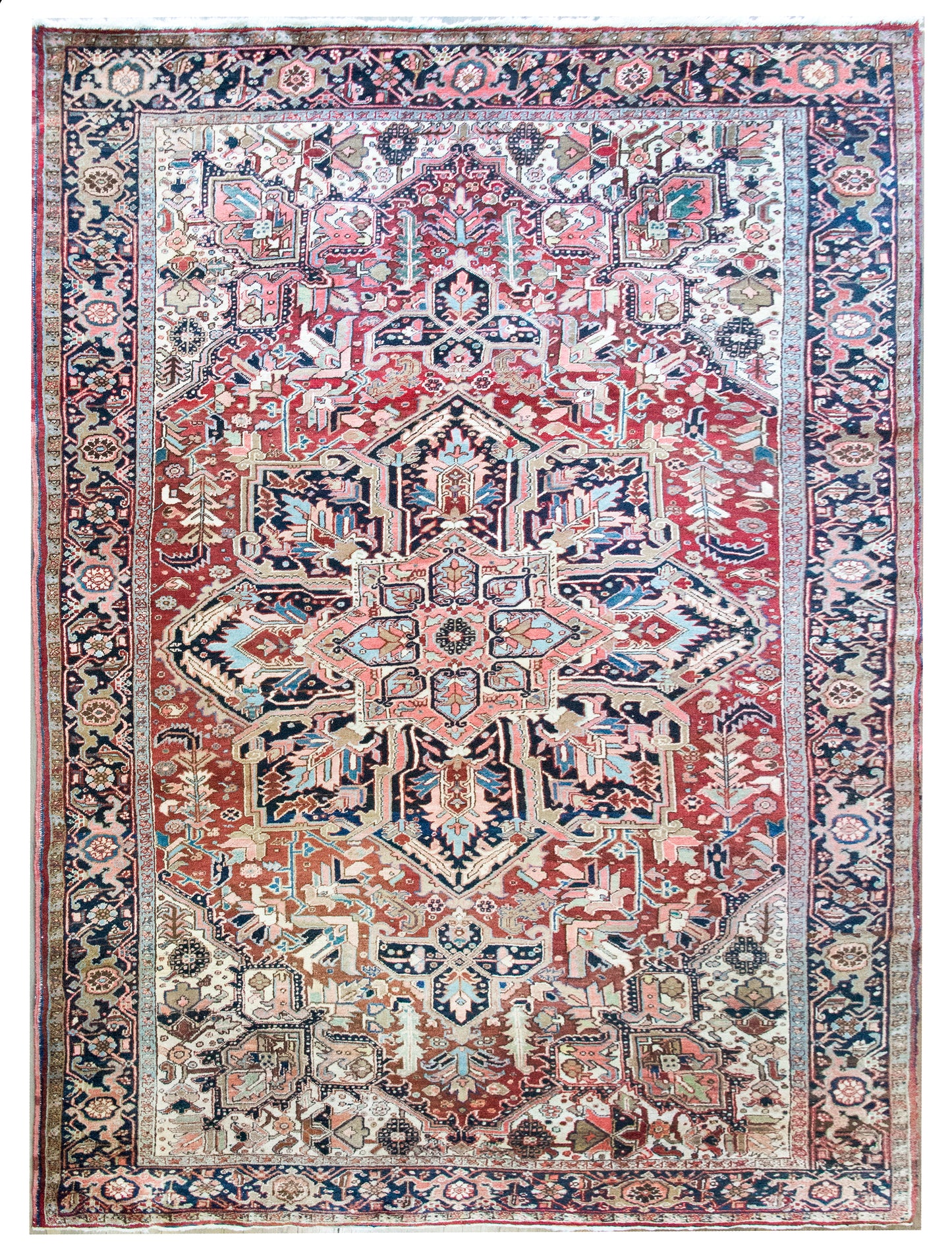 Mid 20th Century Persian Heriz Rug For Sale