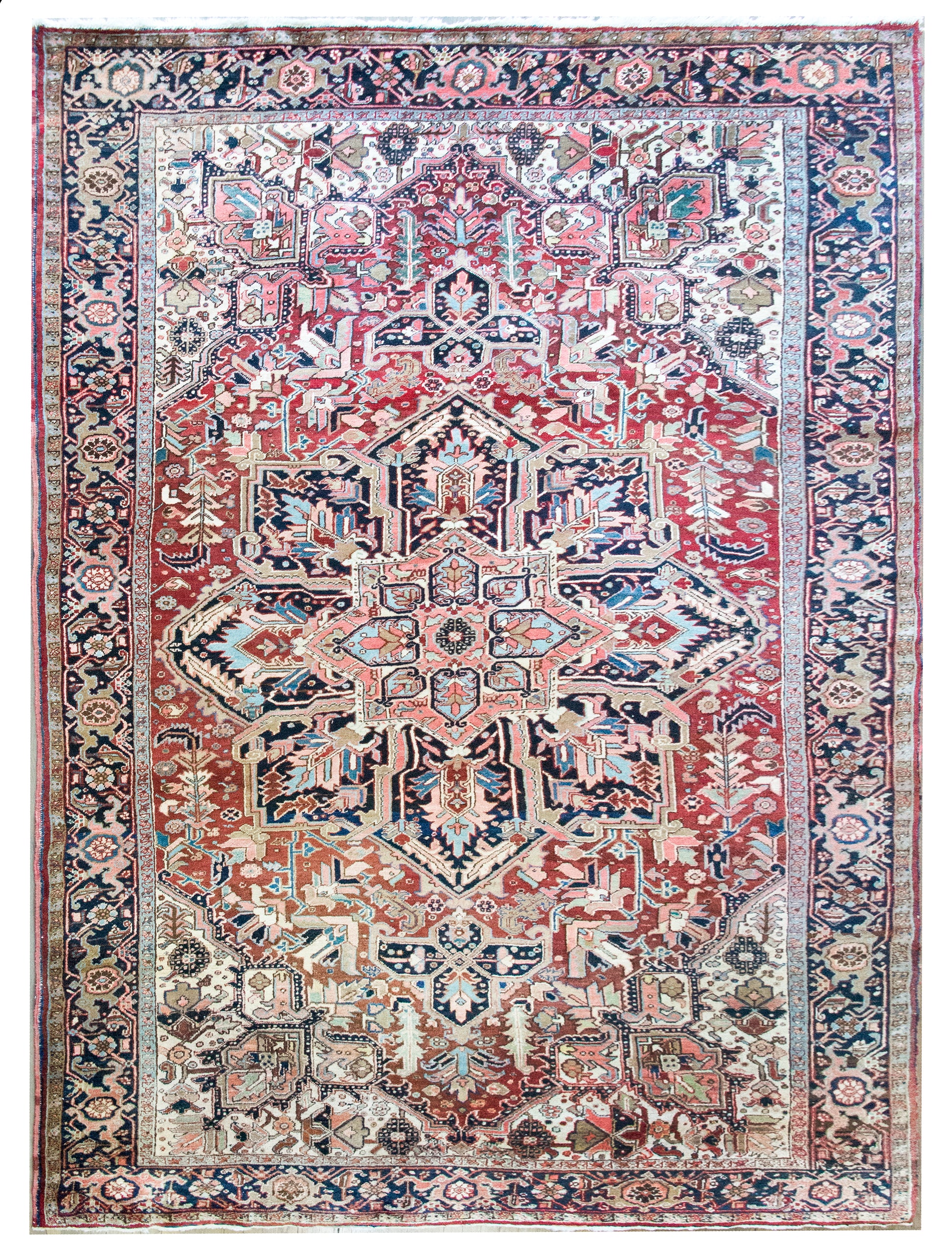 Mid 20th Century Persian Heriz Rug For Sale