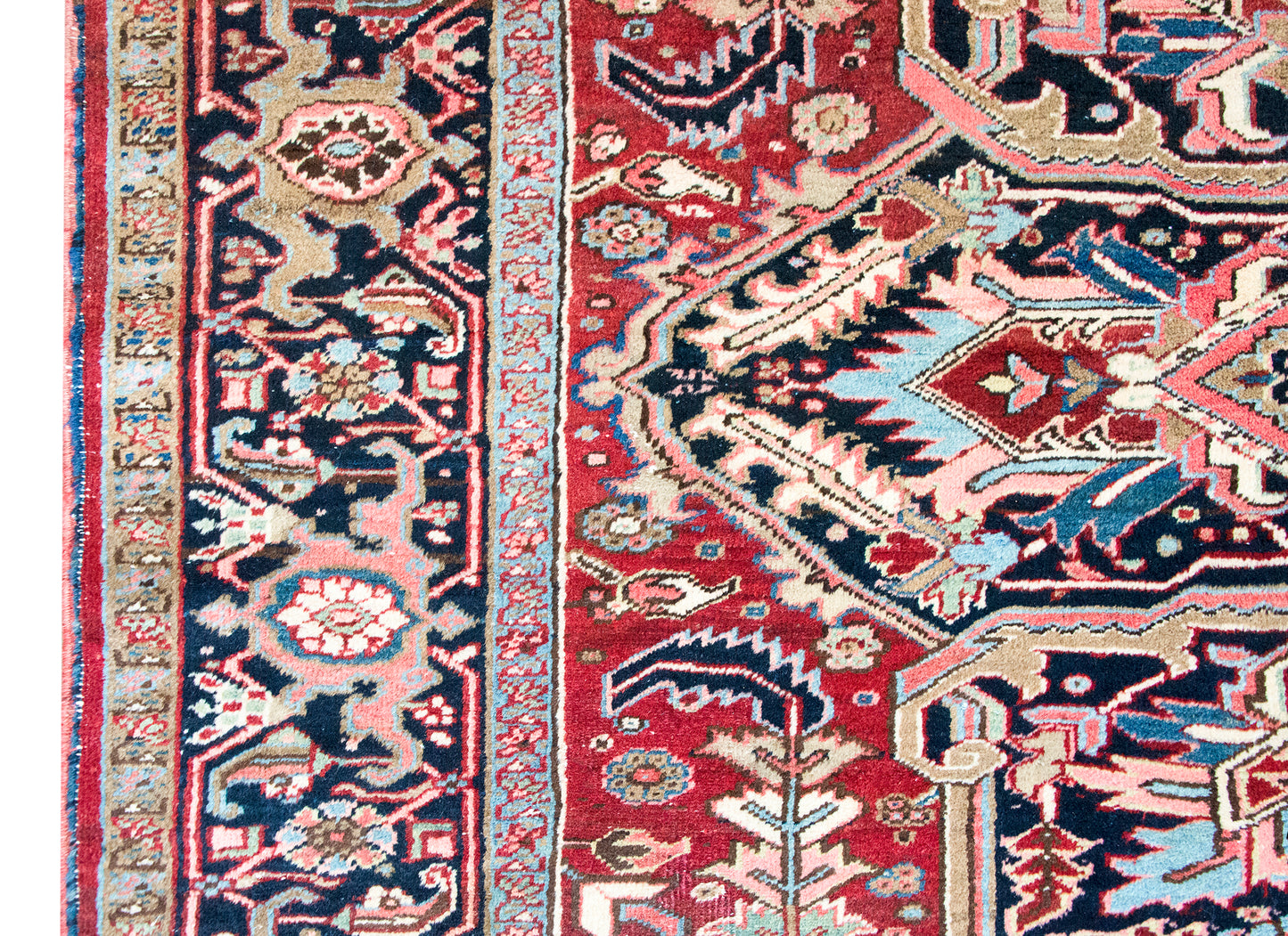Mid 20th Century Persian Heriz Rug For Sale