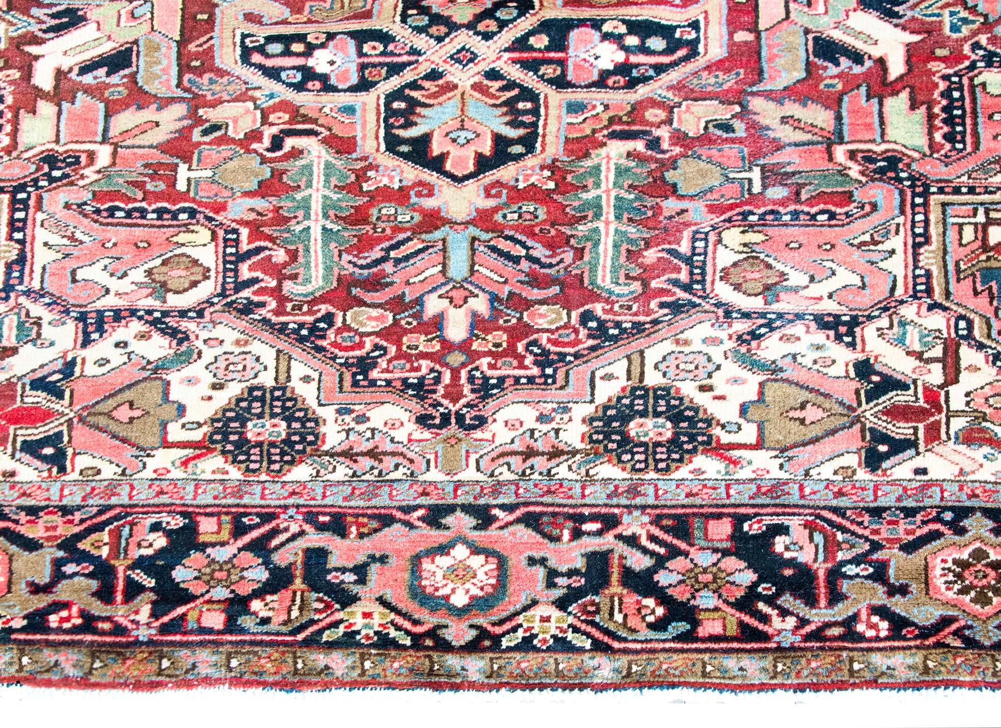 Mid 20th Century Persian Heriz Rug For Sale
