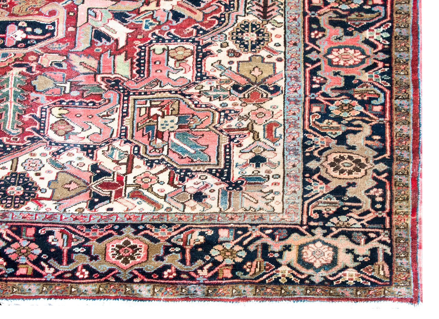 Mid 20th Century Persian Heriz Rug For Sale