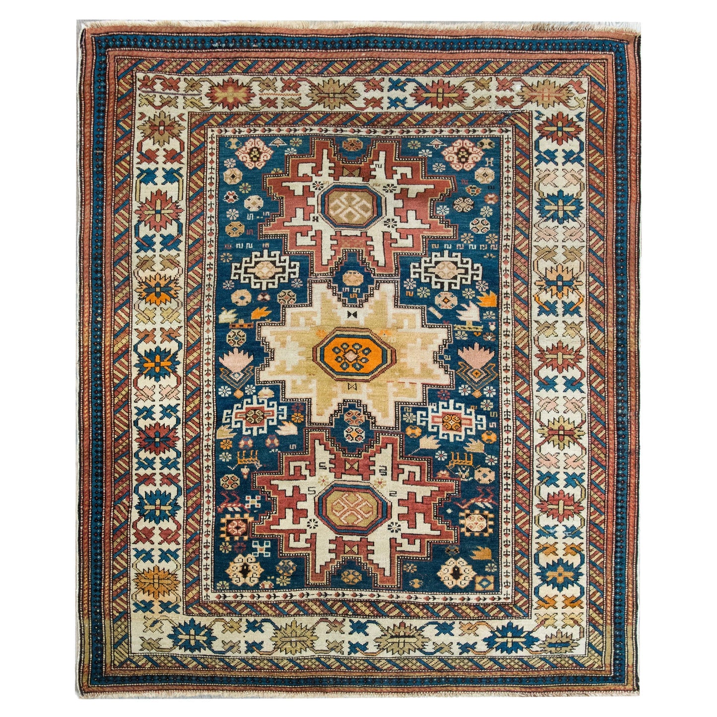 Early 20th Century Persian Shirvan Rug For Sale