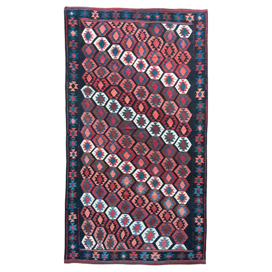 Early 20th Century Persian Ersin Kilim Rug For Sale