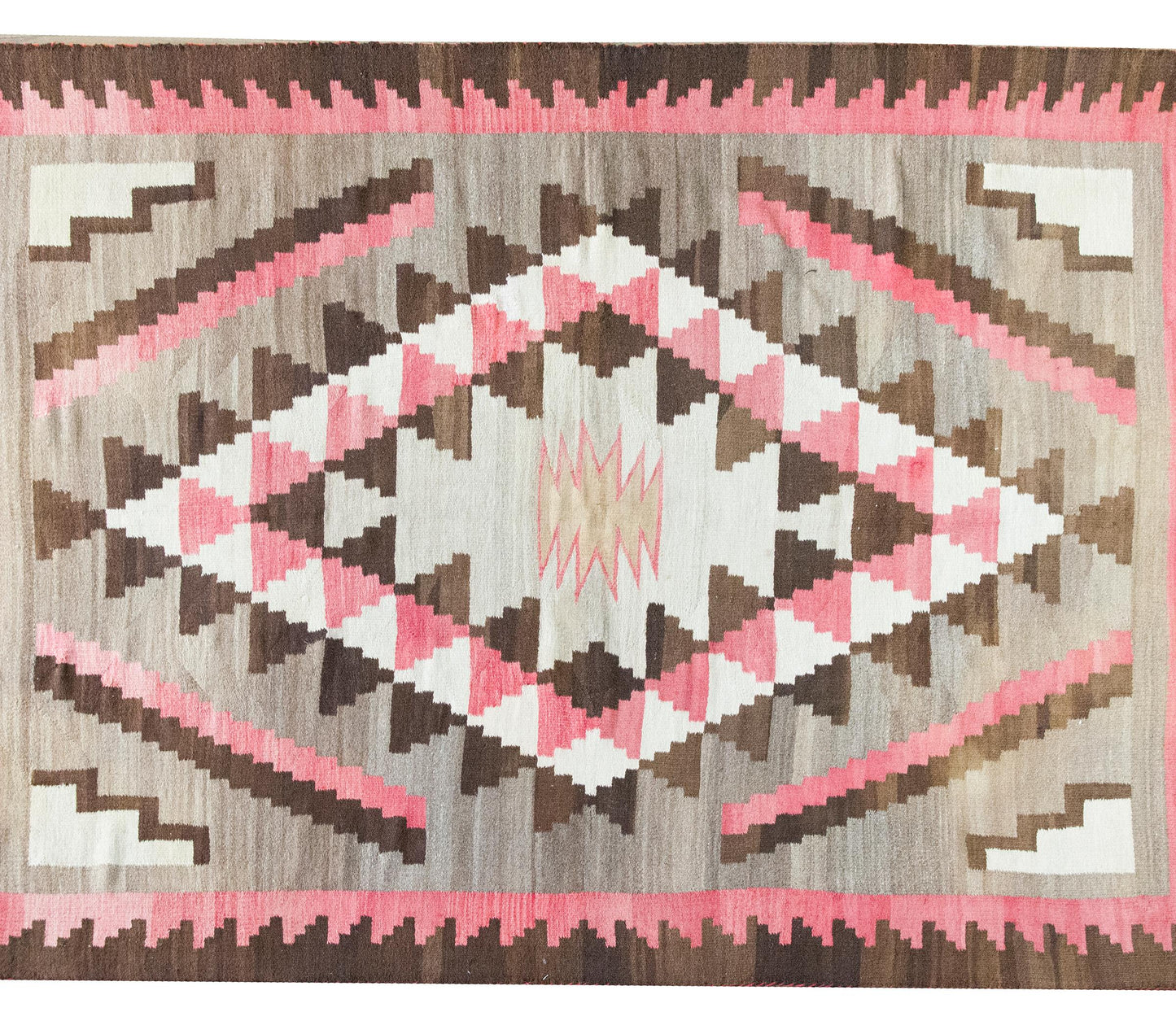 Early 20th Century Native American Navajo Rug
