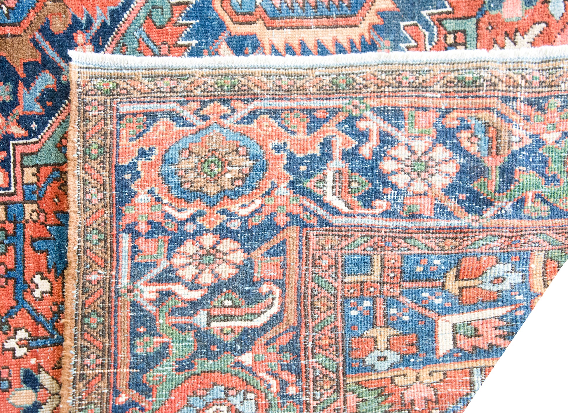 Early 20th Century Persian Heriz Rug For Sale