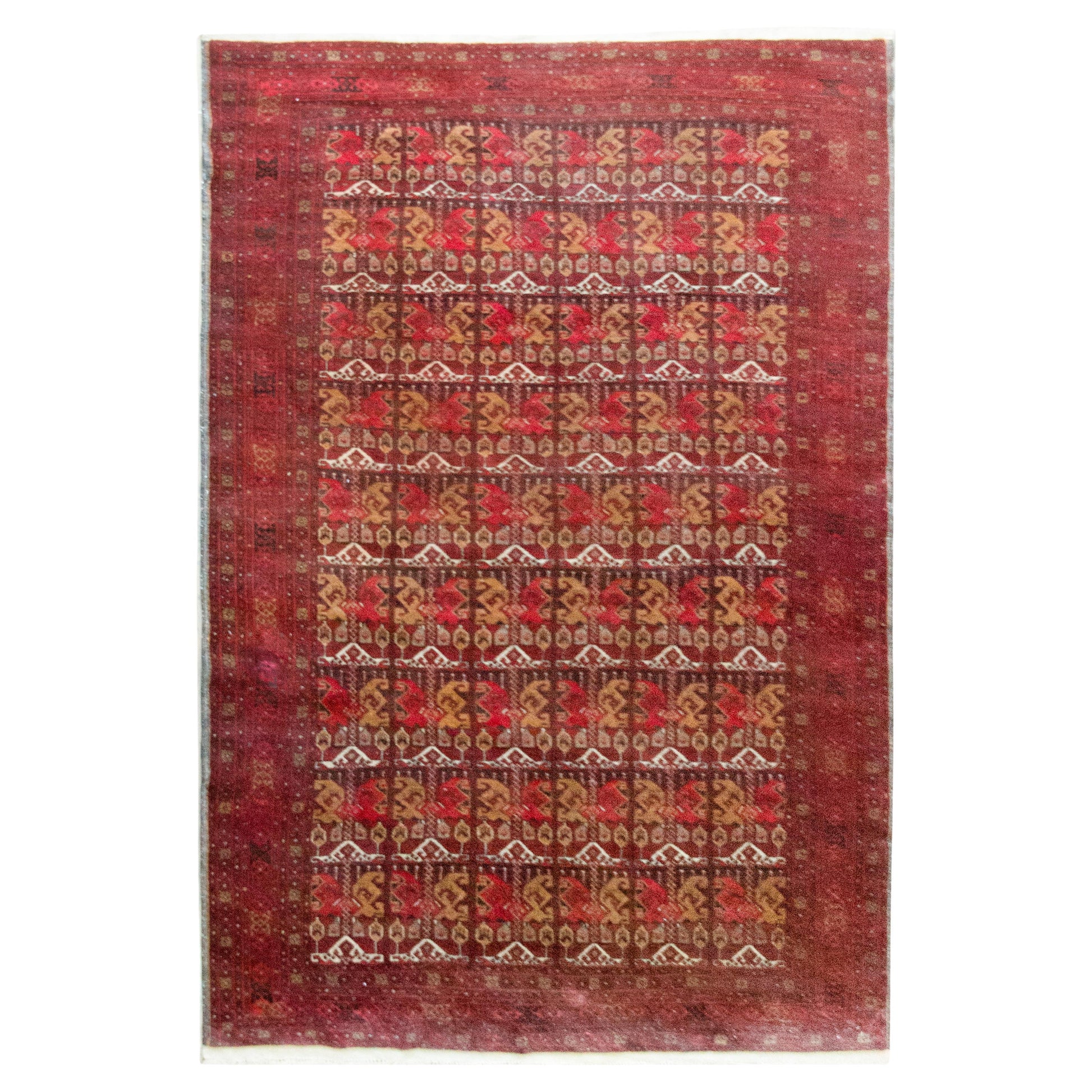 Vintage Afghani Bashir Rug For Sale