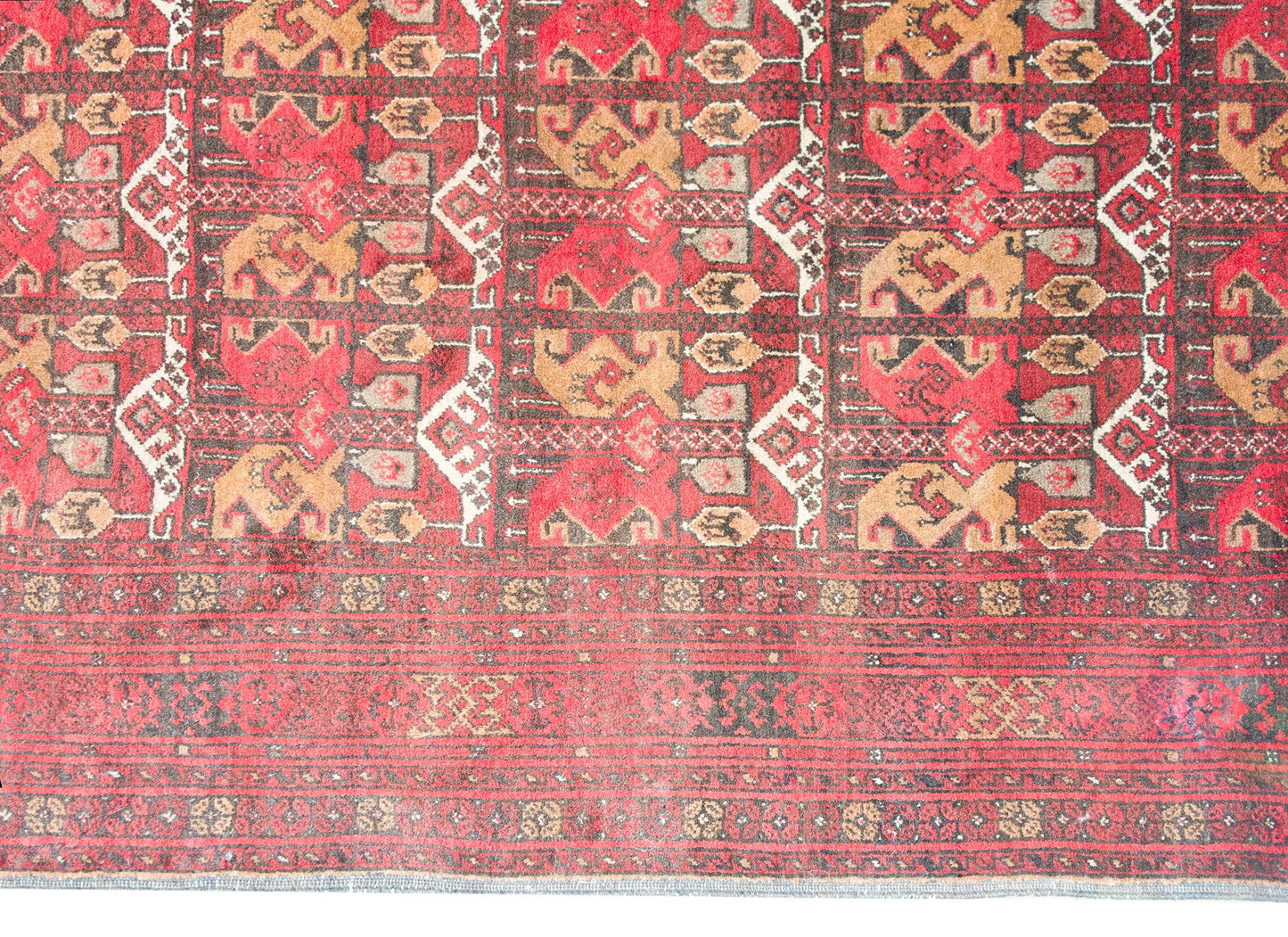 Vintage Afghani Bashir Rug