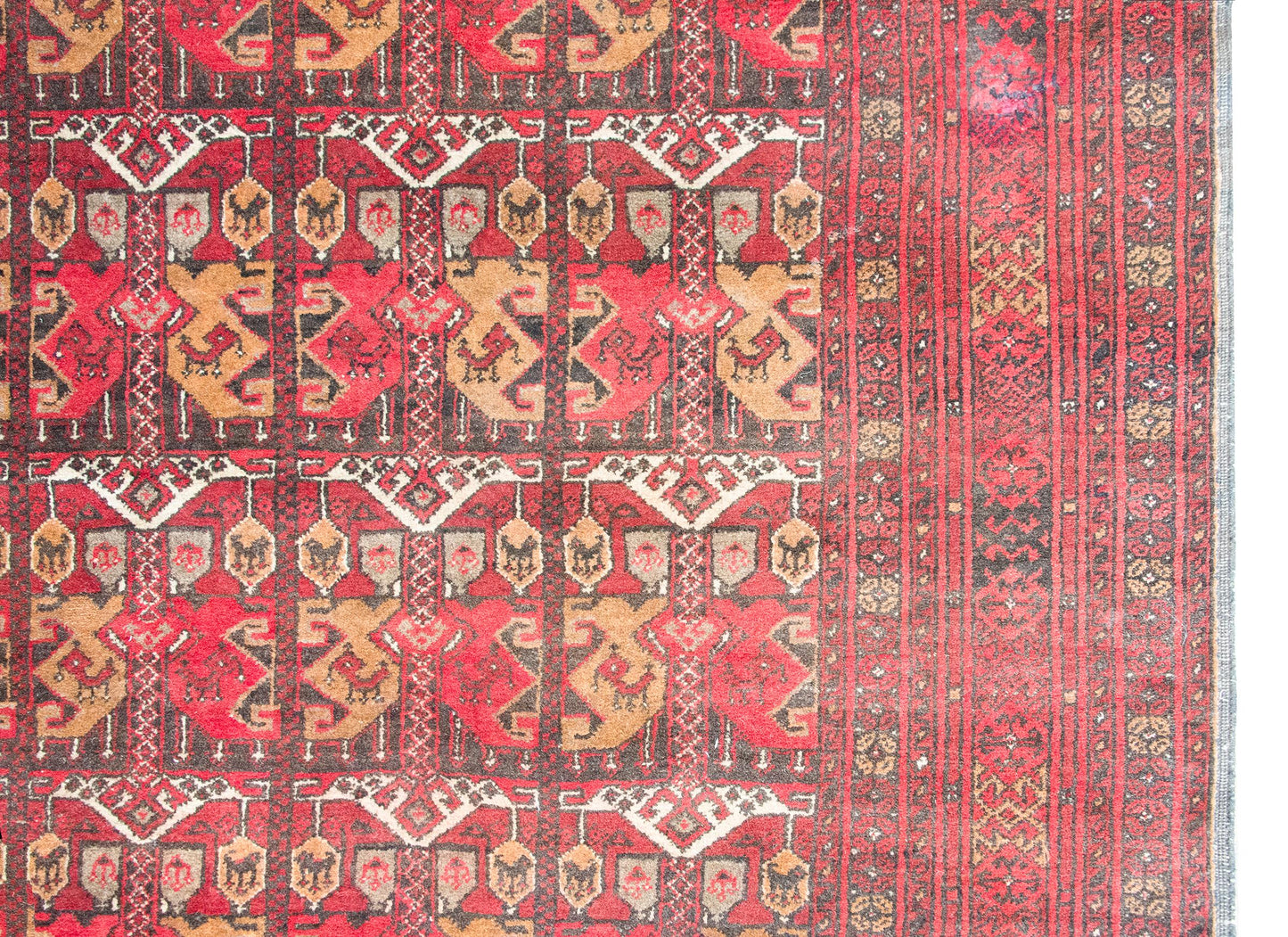 Vintage Afghani Bashir Rug