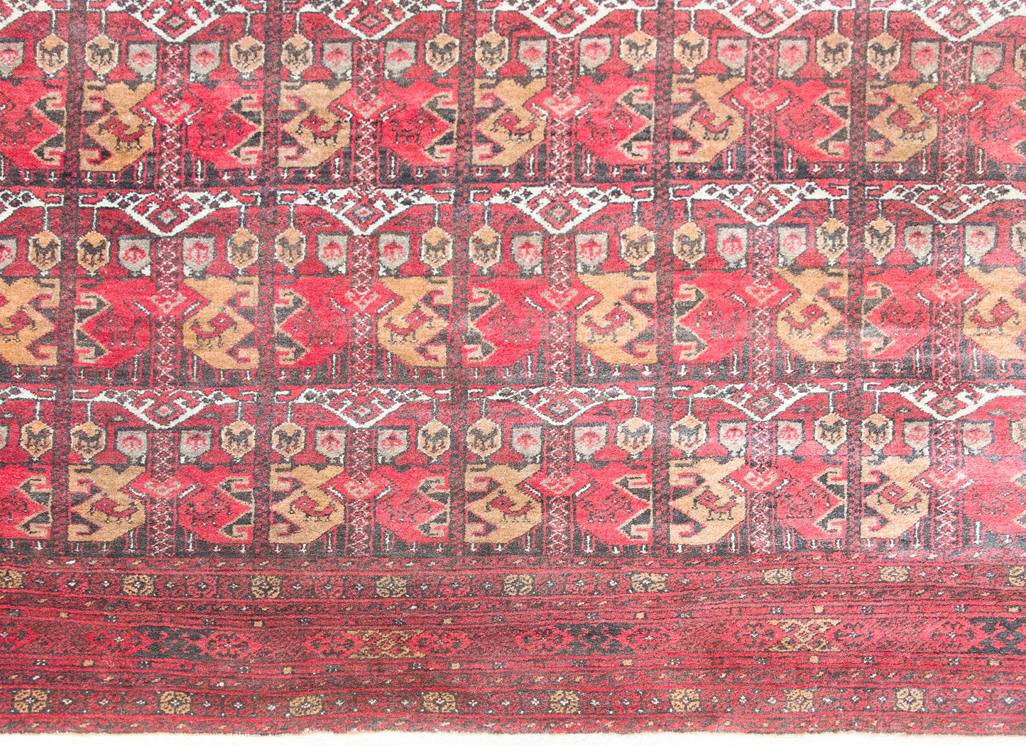 Vintage Afghani Bashir Rug