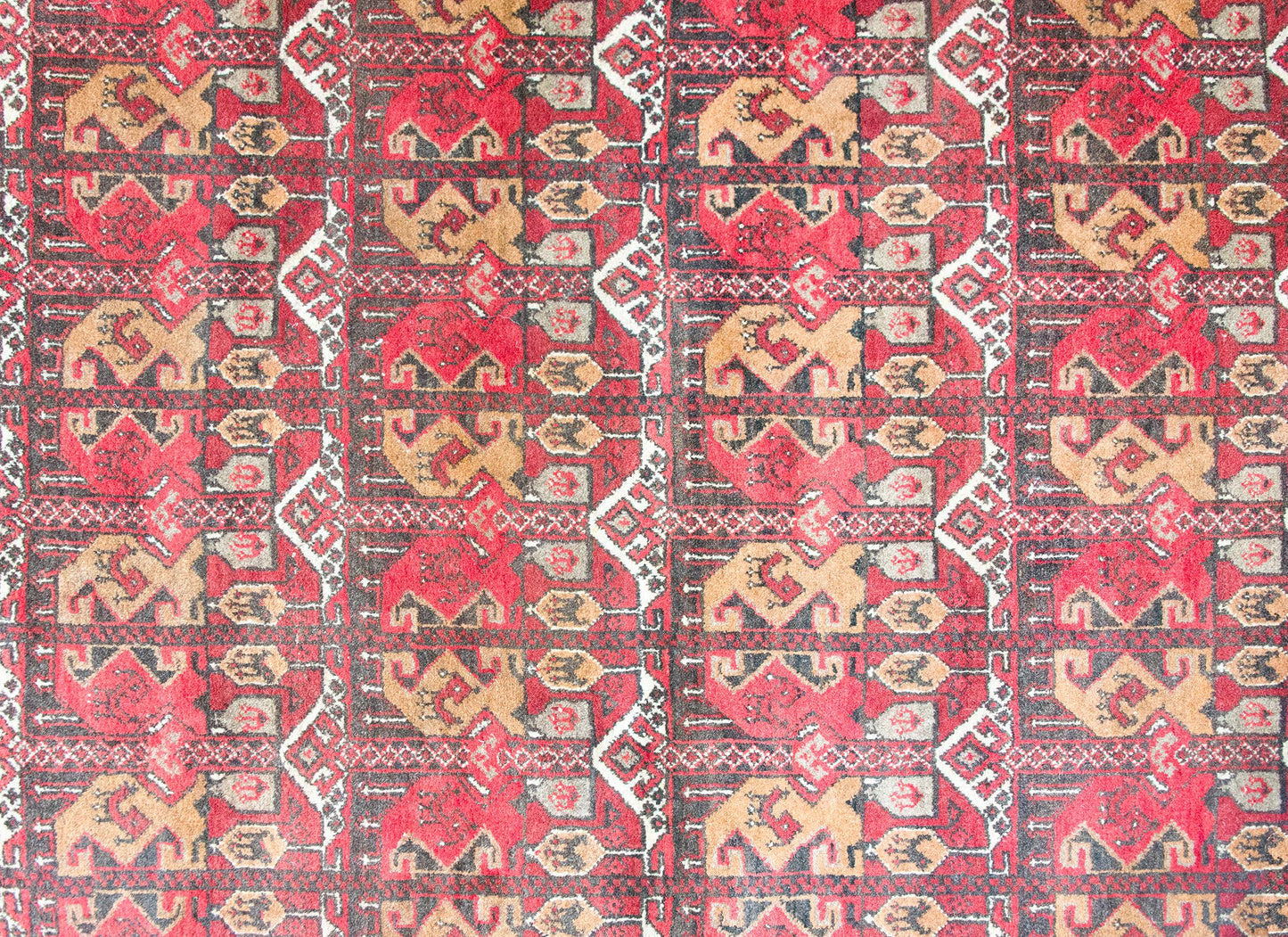 Vintage Afghani Bashir Rug