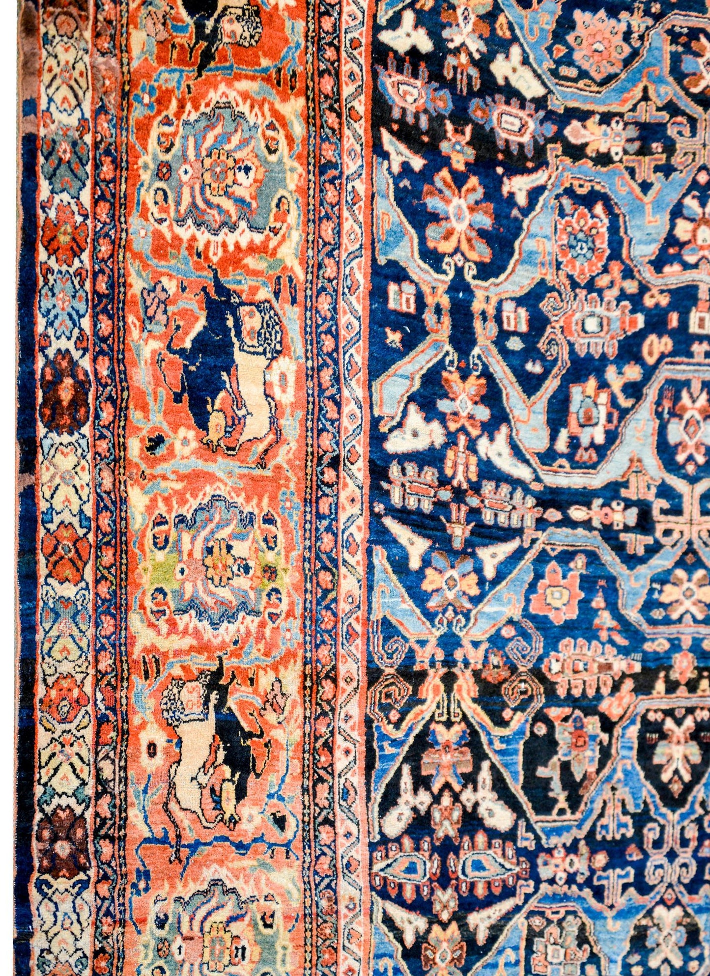Unbelievable Early 20th Century Sultanabad Rug