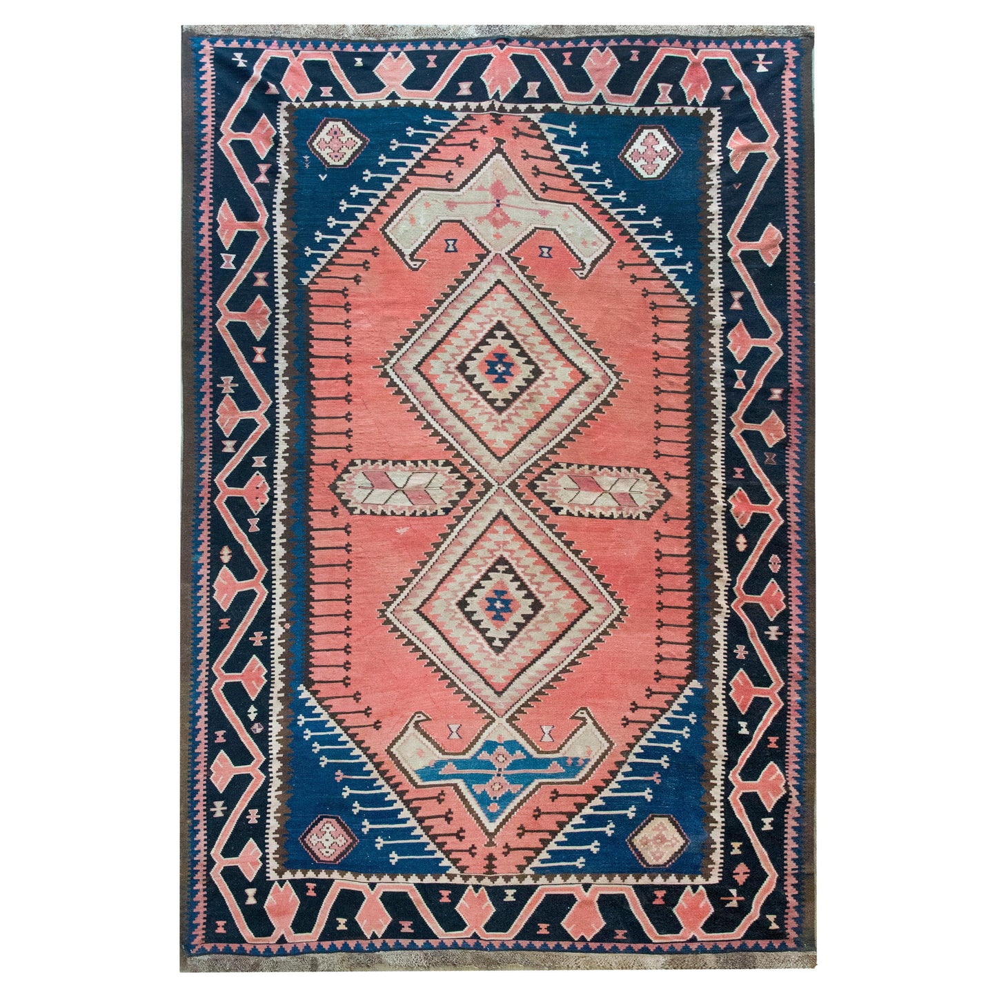 Early 20th Century Turkish Konya Kilim Rug For Sale